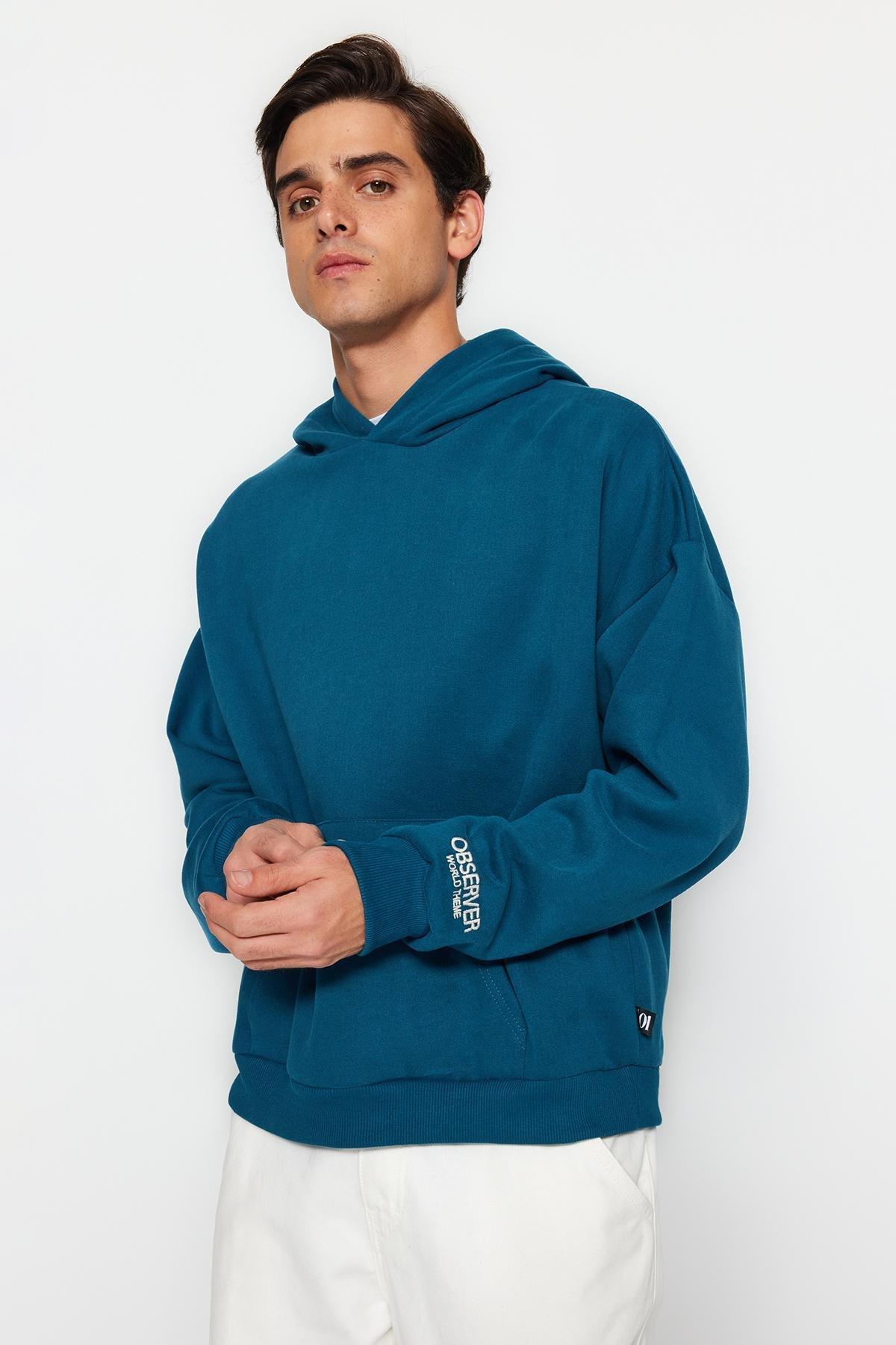 Blue Limited Edition Oversize Hoodie, , large image number 1
