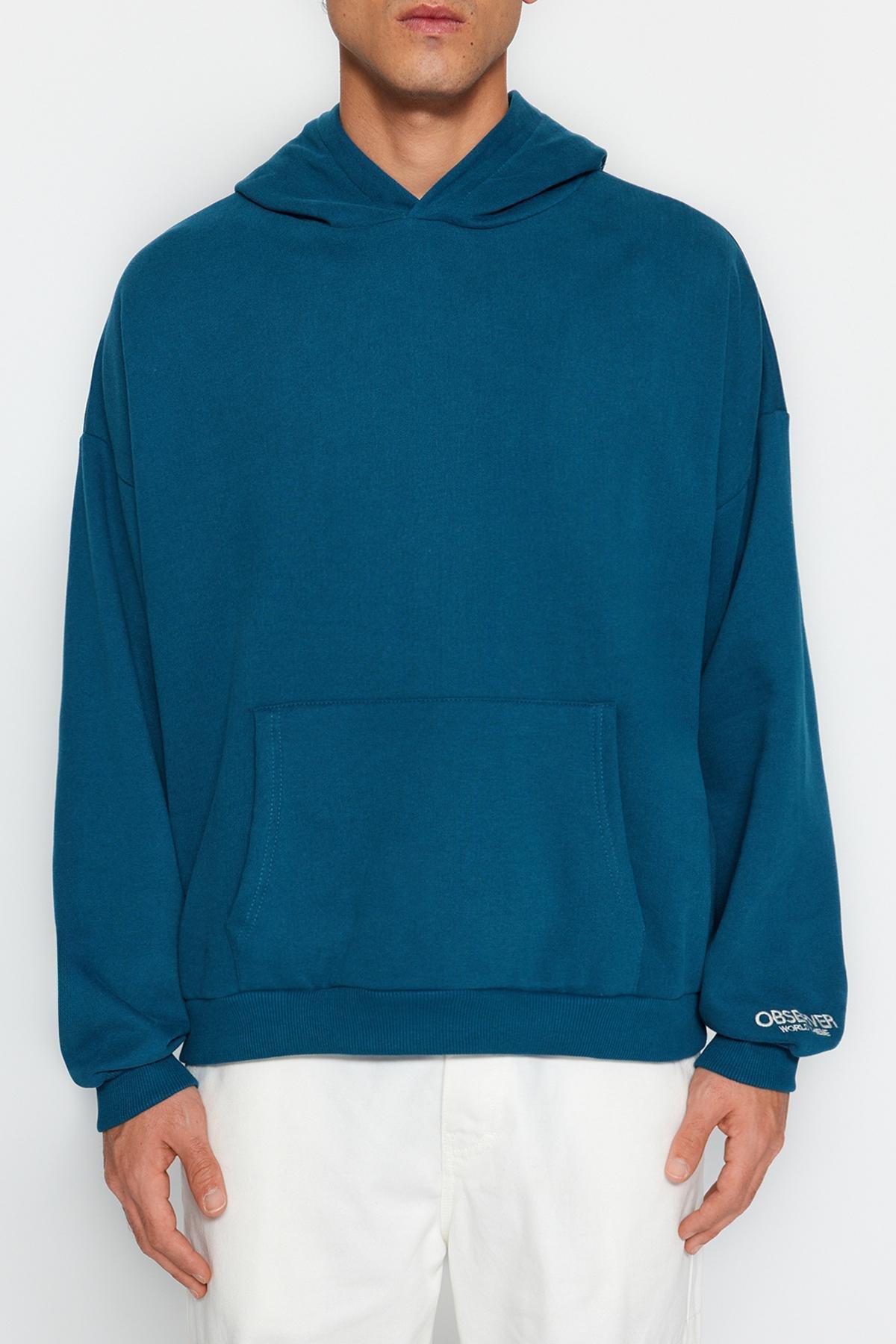 Blue Limited Edition Oversize Hoodie, , large image number 4