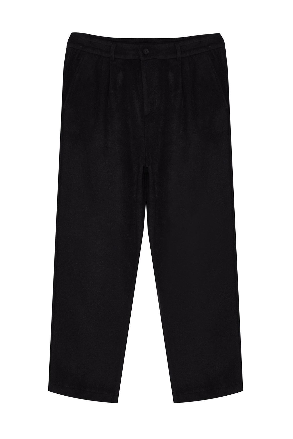 Black Wide Leg Cachet Trousers, , large image number 7