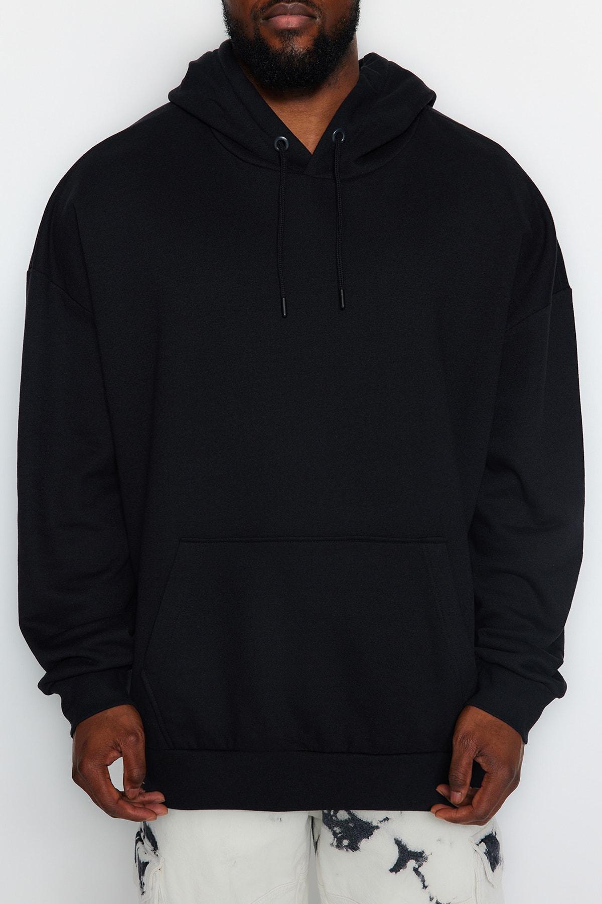 Black Plus Size Oversized Sweater, , large image number 2