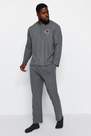 Trendyol - Grey Knitted Plus Size Pyjamas Set