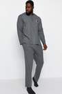 Trendyol - Grey Knitted Plus Size Pyjamas Set