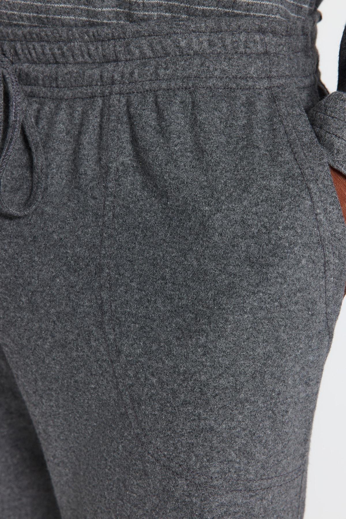 Grey Knitted Plus Size Pyjamas Set, , large image number 7