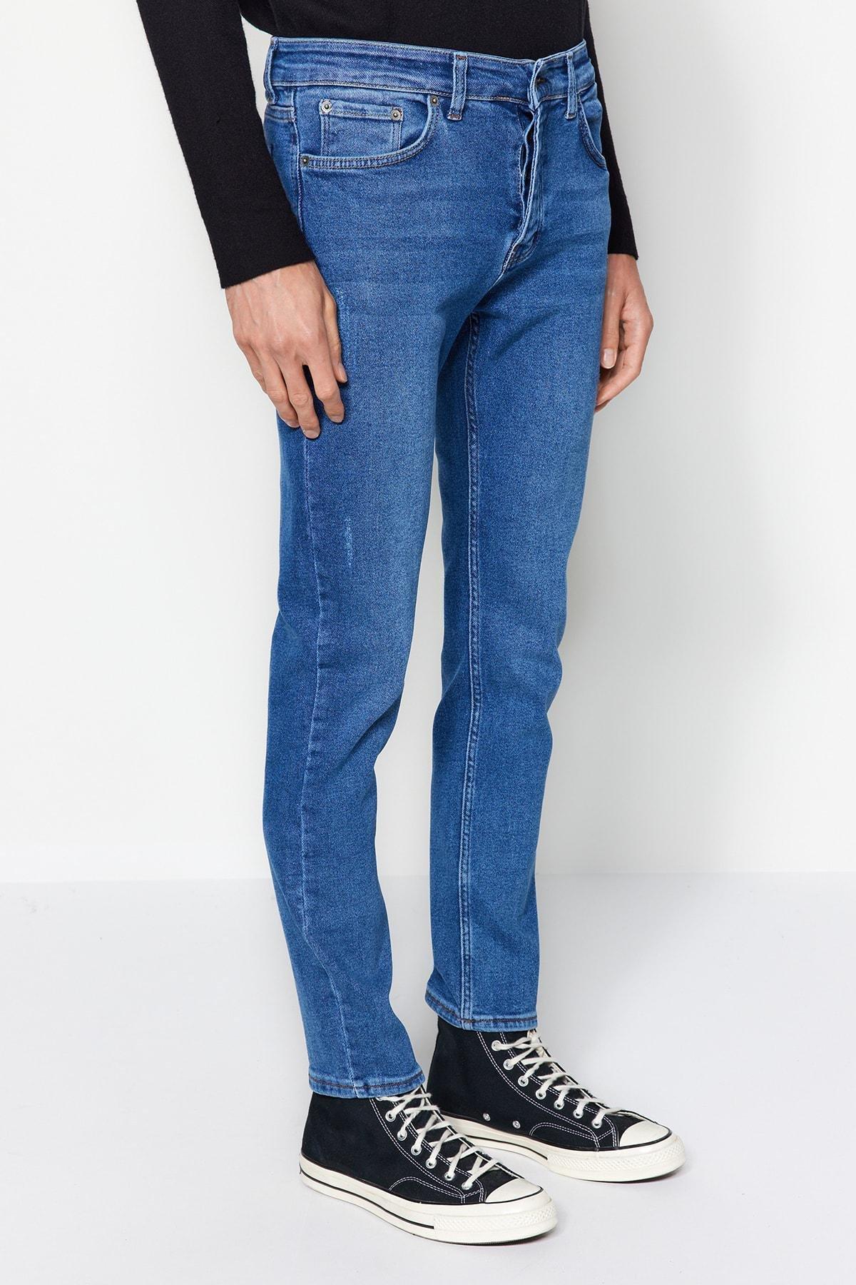 Navy Slim Fit Trousers, , large image number 0