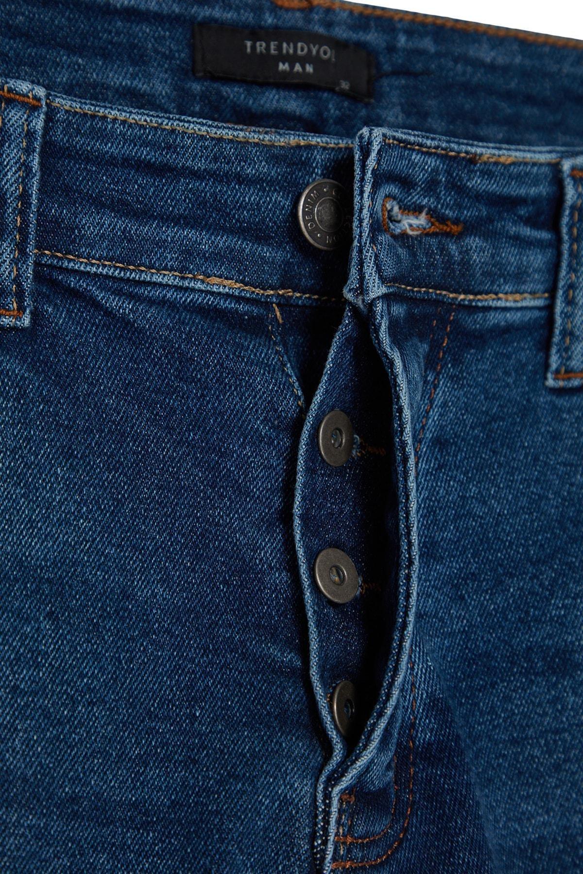 Navy Slim Fit Trousers, , large image number 7