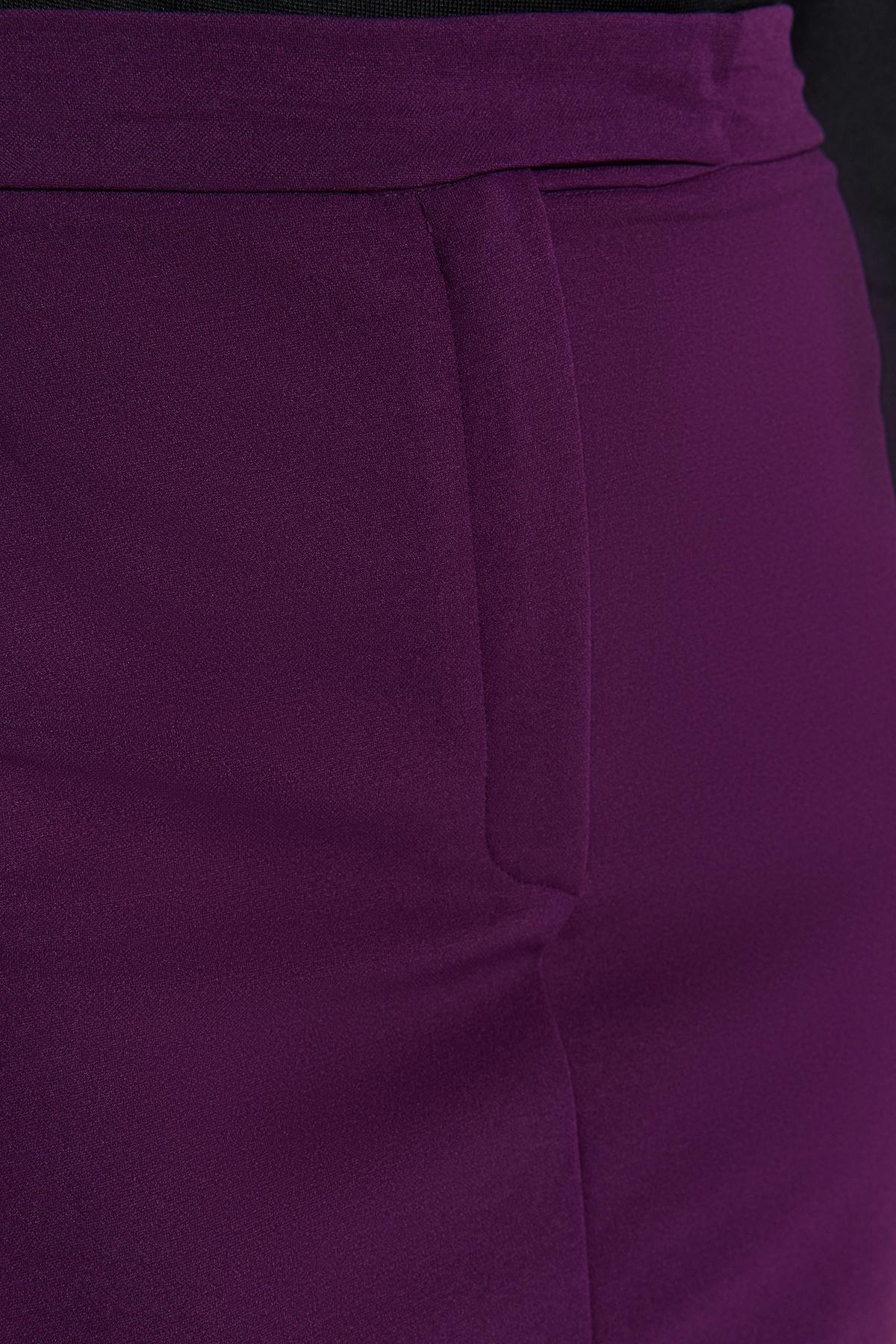 Purple Midi Pencil Knitted Skirt, , large image number 3