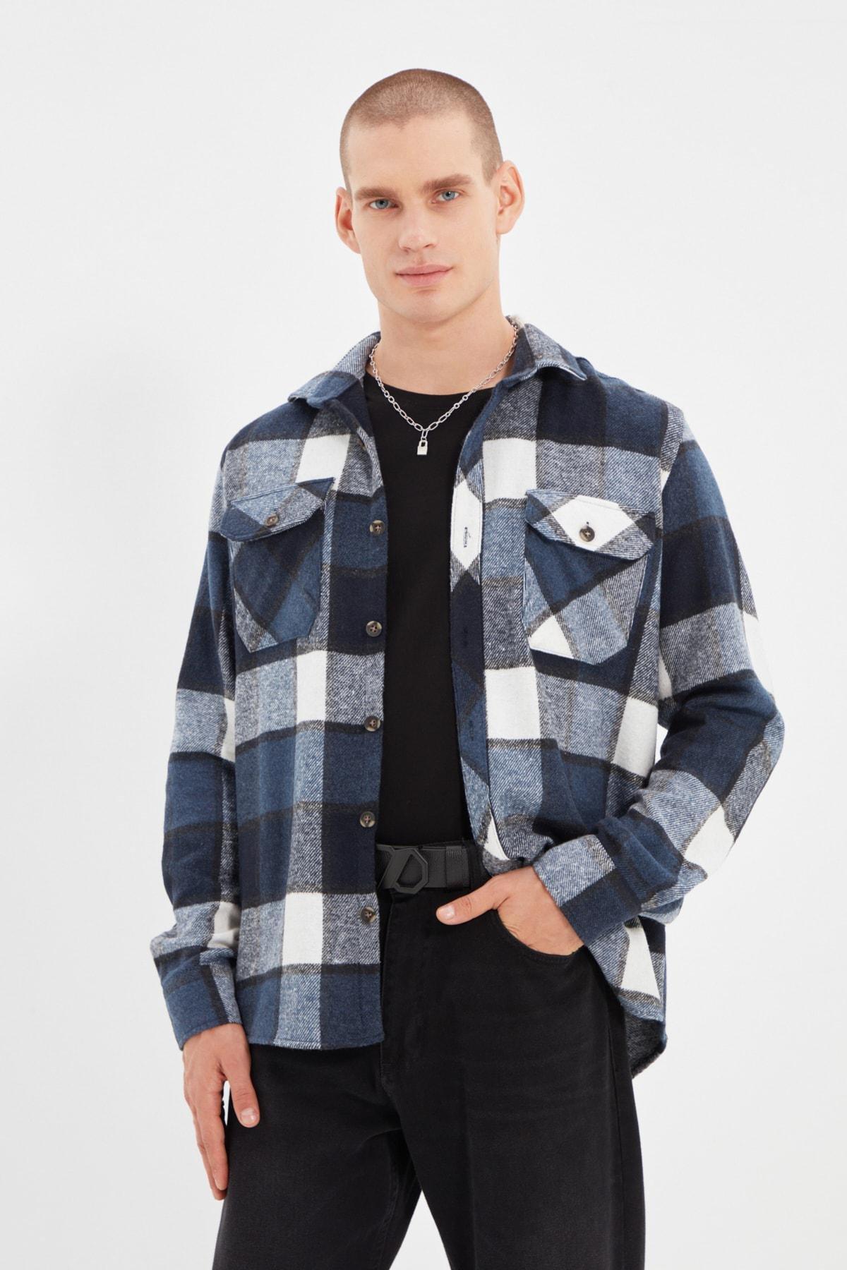 Blue Regular Shirt, Blue, medium