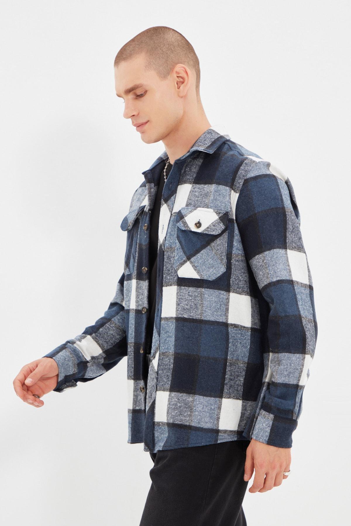 Blue Regular Shirt, Blue, medium