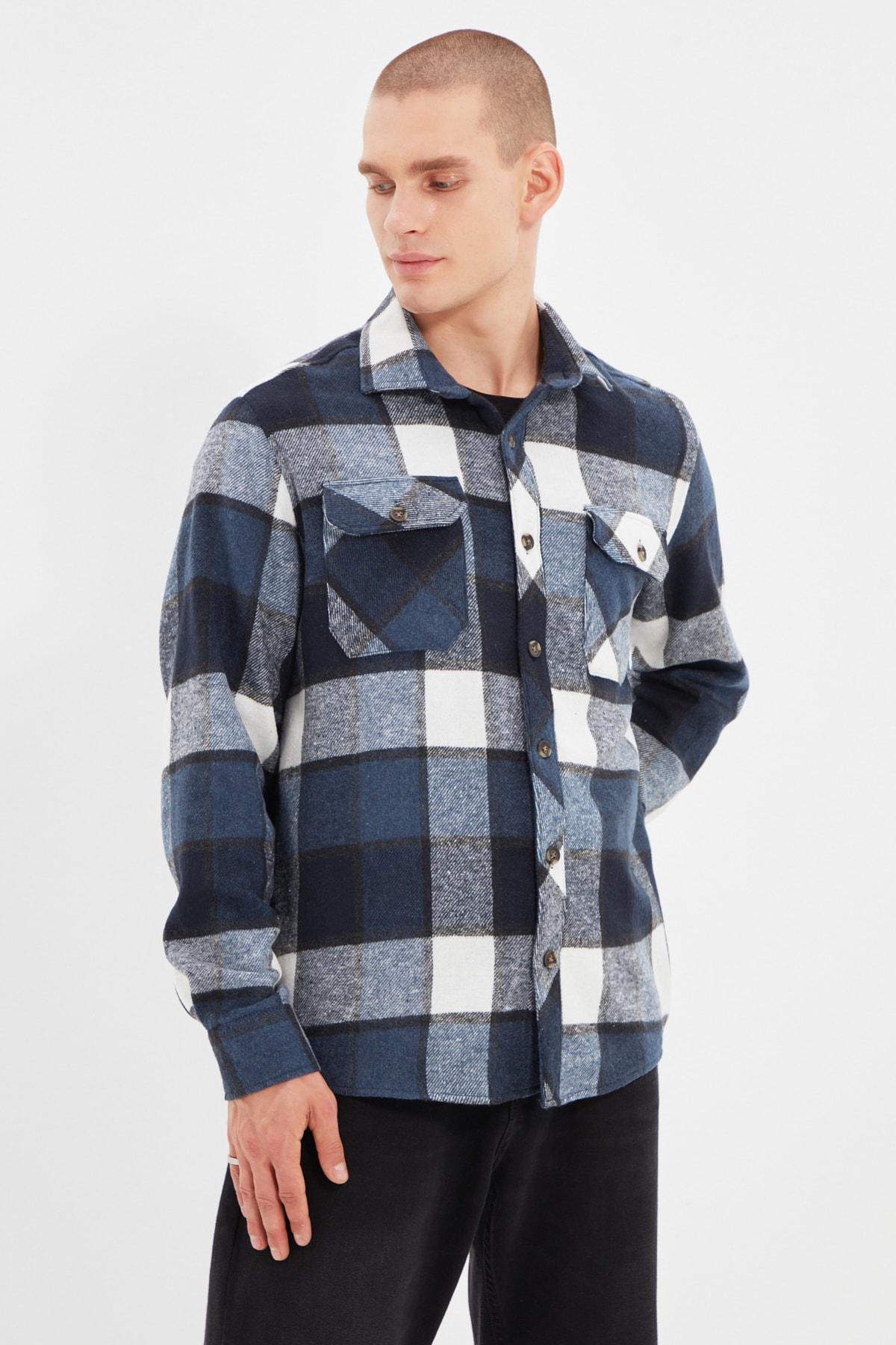 Blue Regular Shirt, Blue, medium