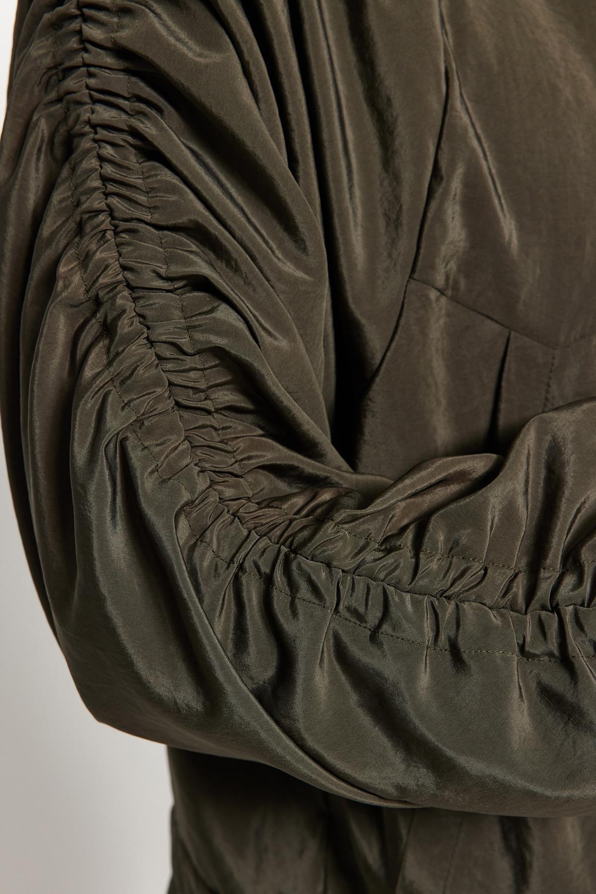 Khaki Hooded Sports Sweatshirt, , large image number 4
