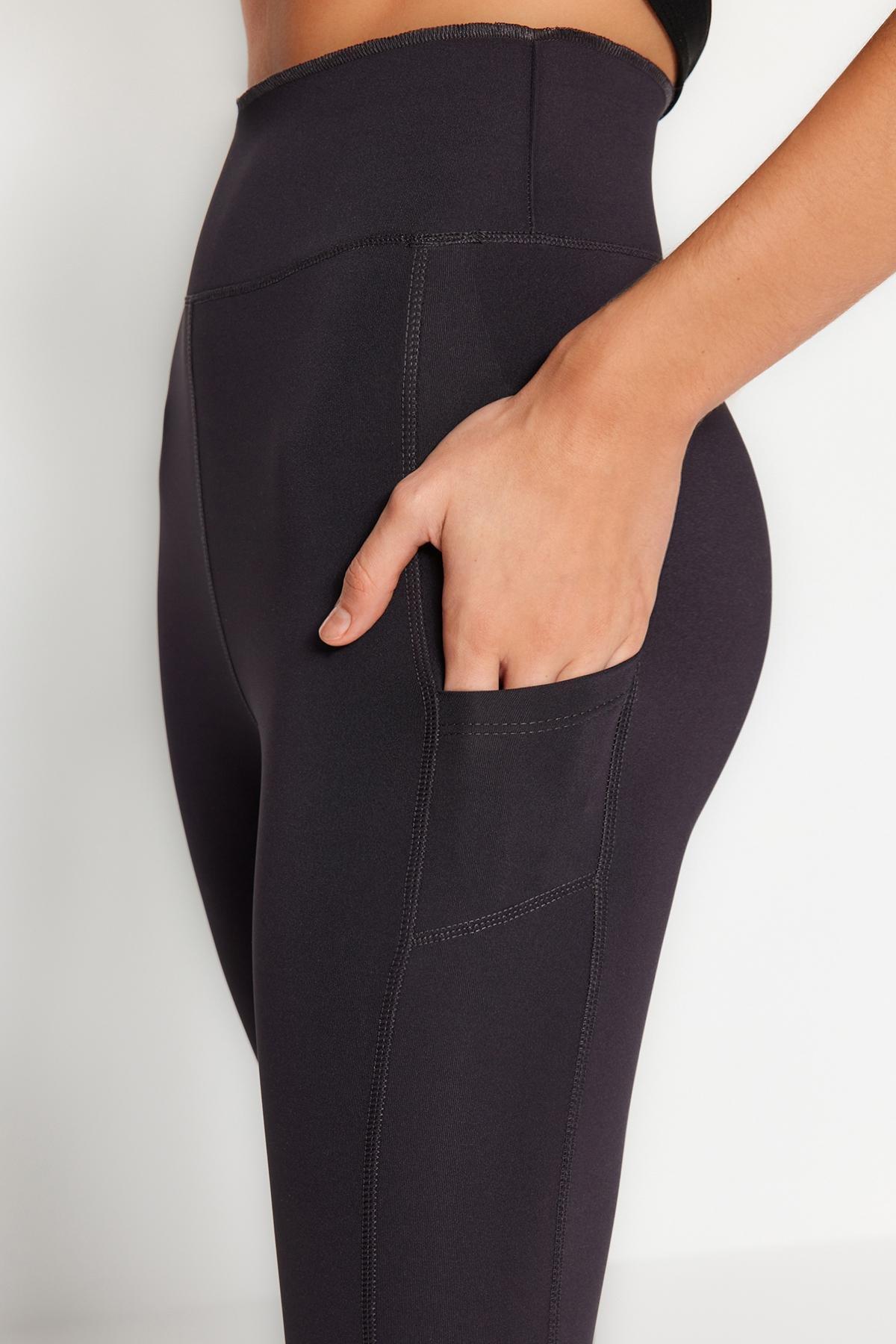 Grey Full Length Reflective Print Sports Leggings, , large image number 0