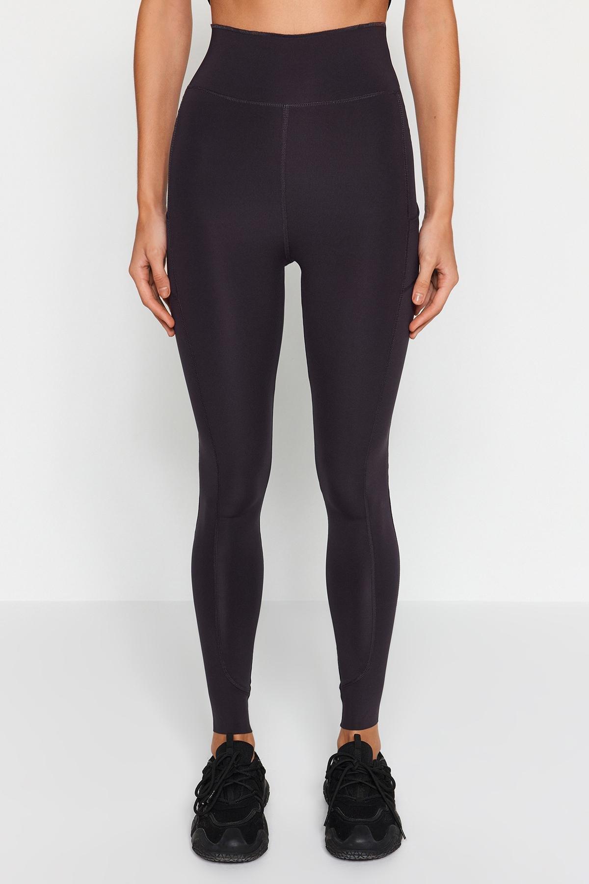 Grey Full Length Reflective Print Sports Leggings, , large image number 4
