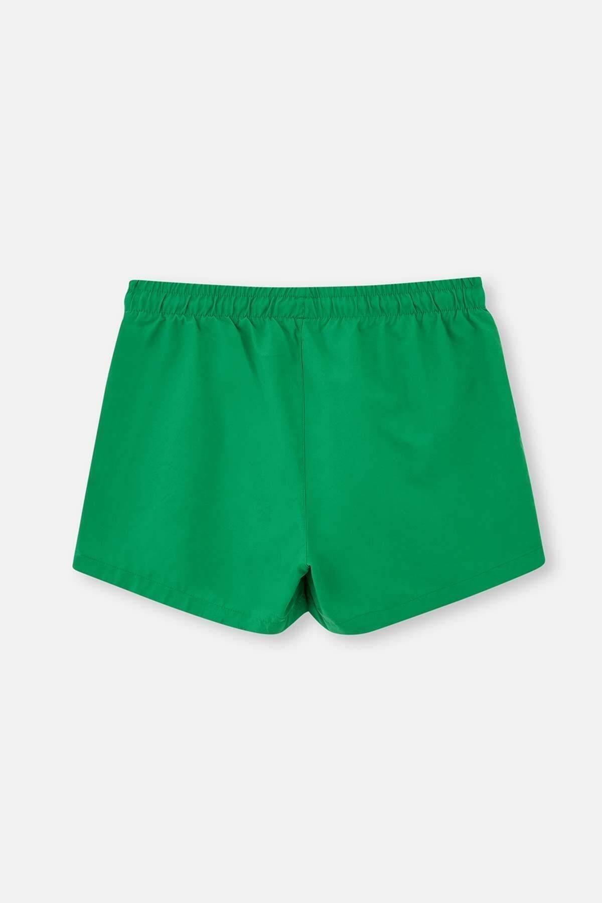 Dagi - Green Micro Straight Shorts