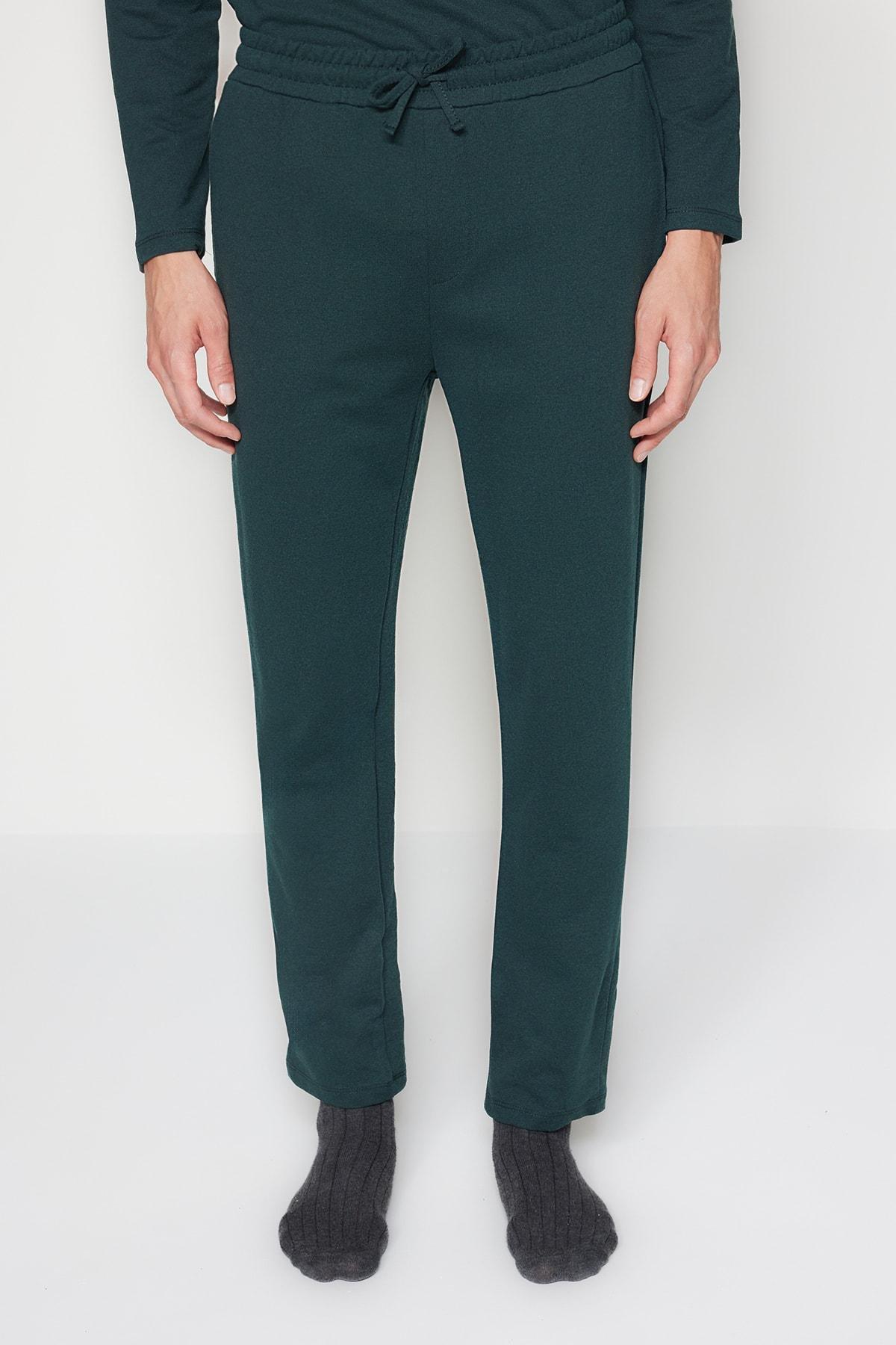 Trendyol - Green Detailed Knitted Pyjama Set
