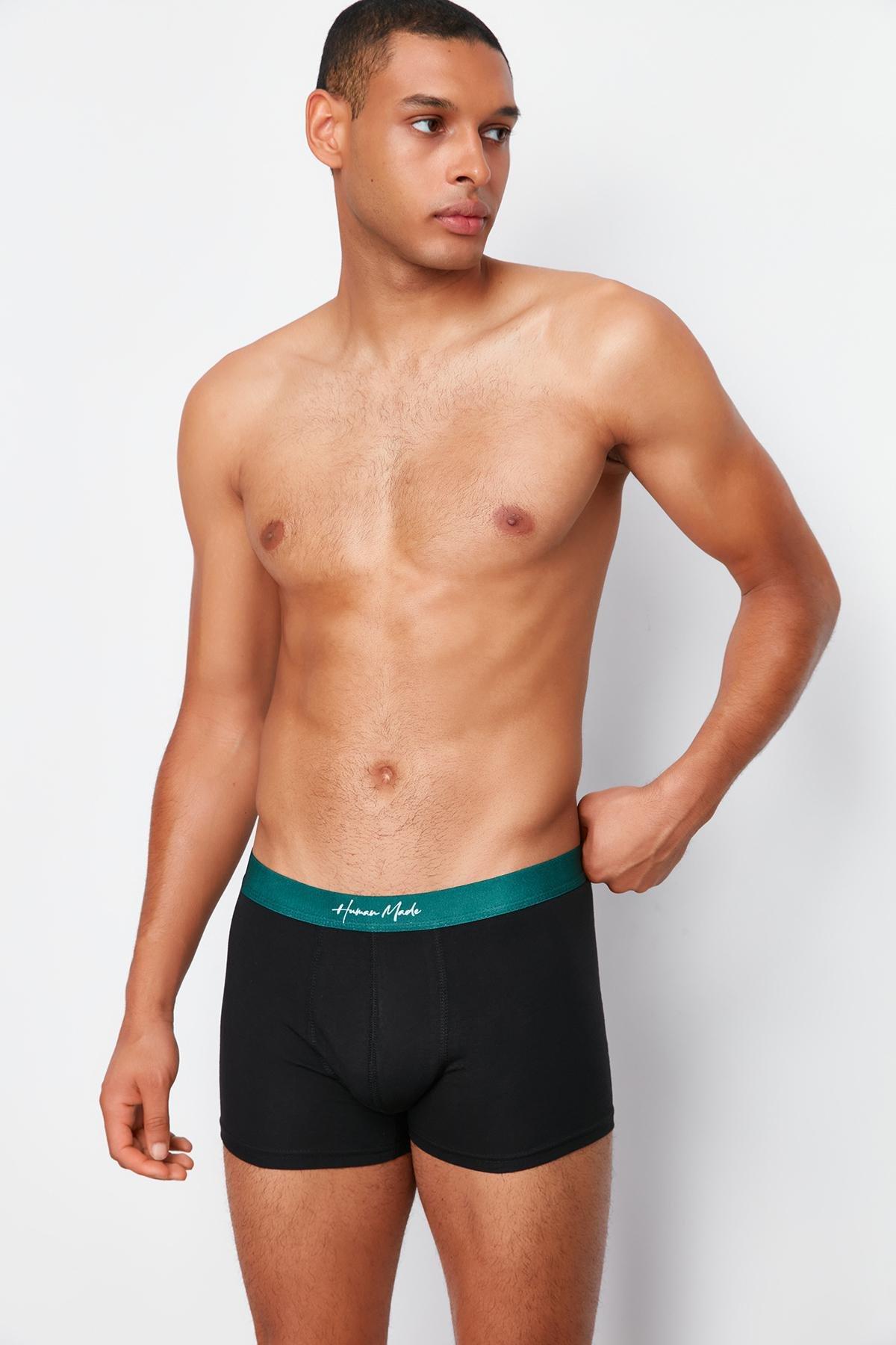 Black Letter Elastic Boxer, Set Of 3, , large image number 0