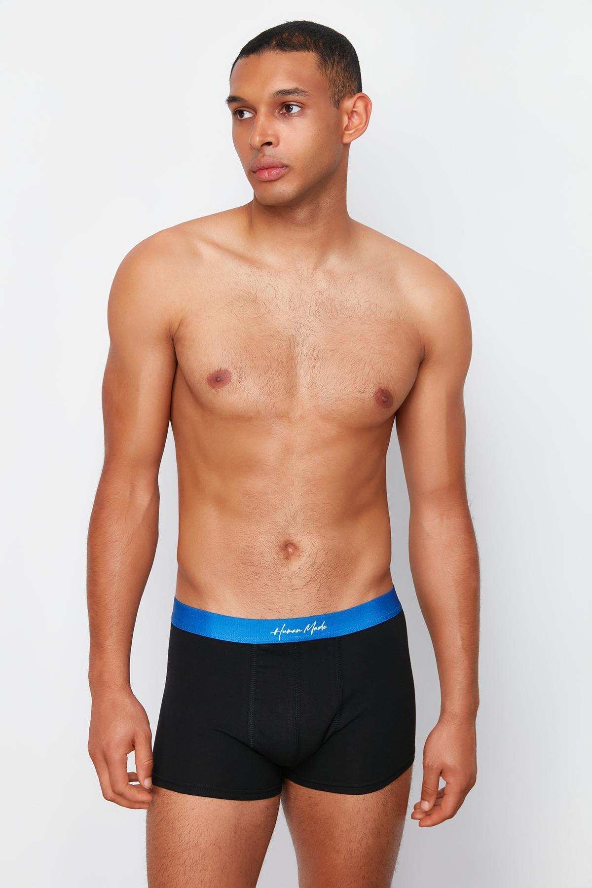 Black Letter Elastic Boxer, Set Of 3, , large image number 4