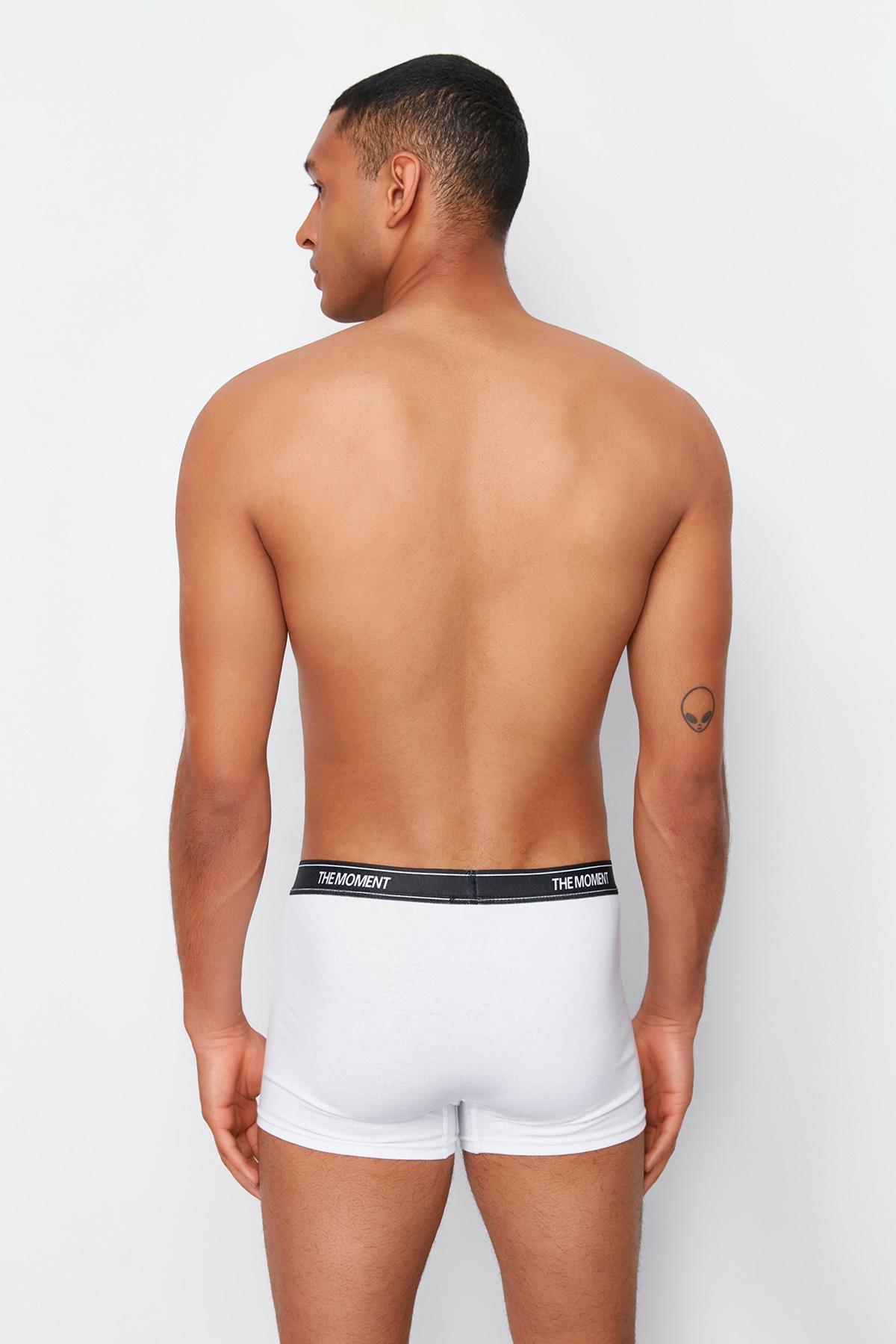 Black Elastic Boxer, Set Of 3, , large image number 2