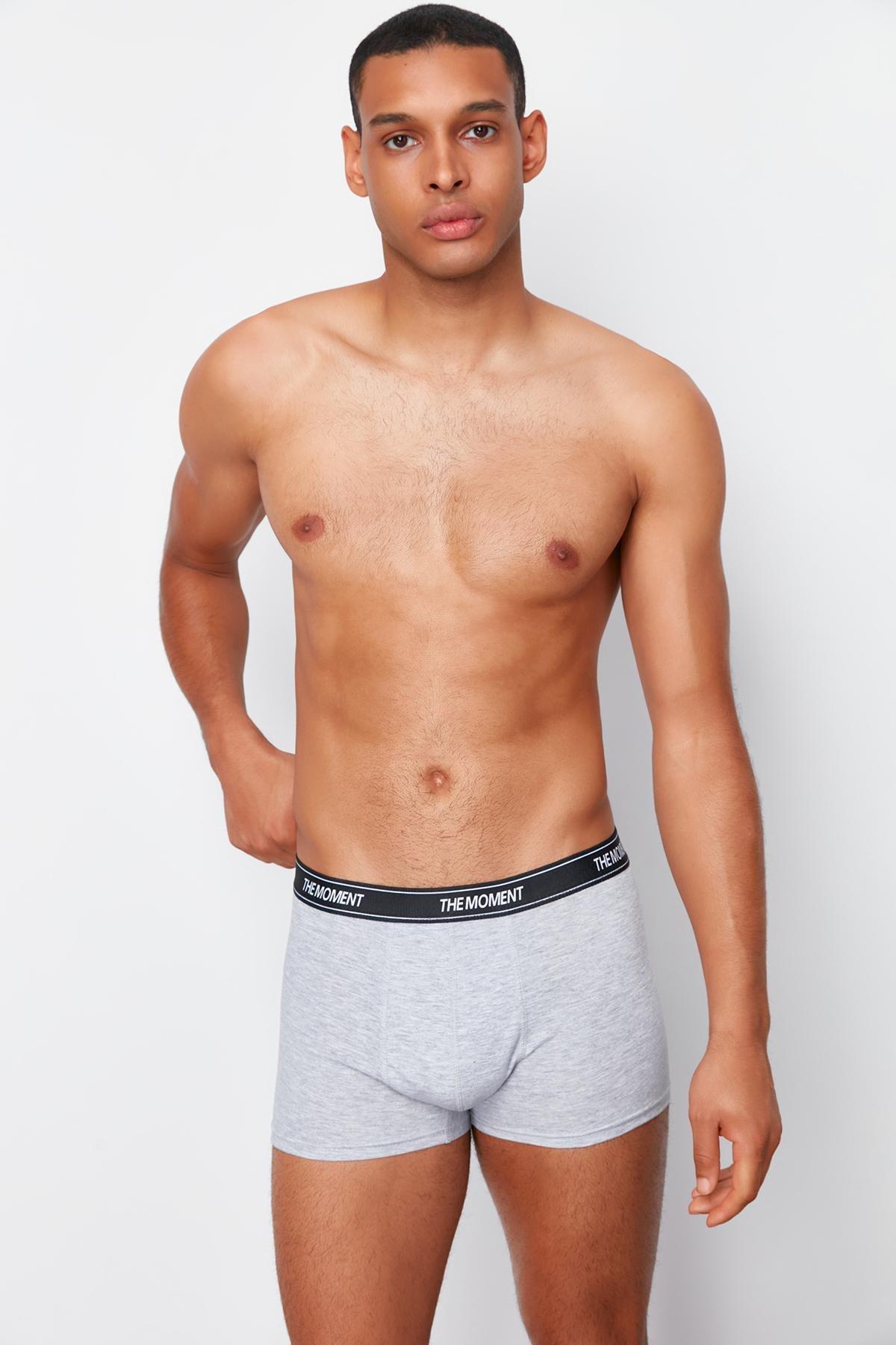 Black Elastic Boxer, Set Of 3, , large image number 4