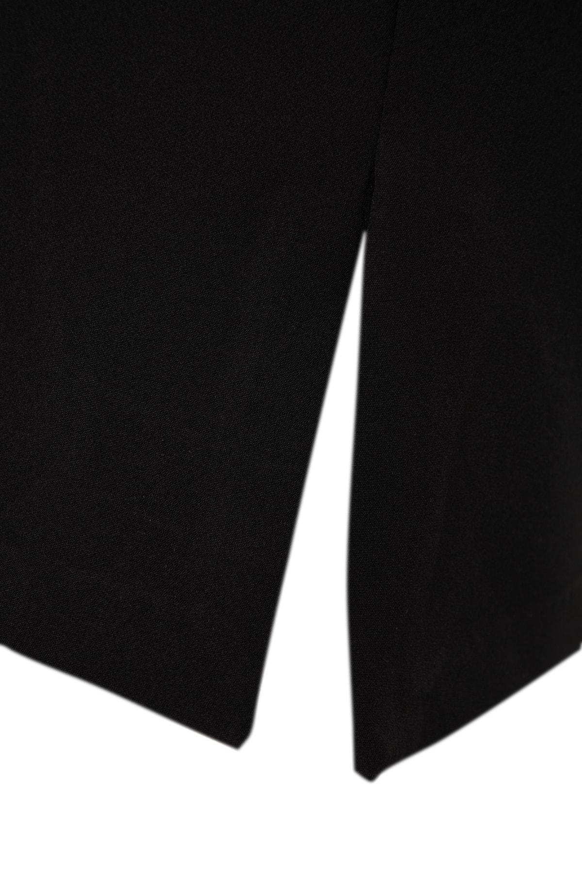 Black Fitted Occasion Wear Dress, , large image number 6