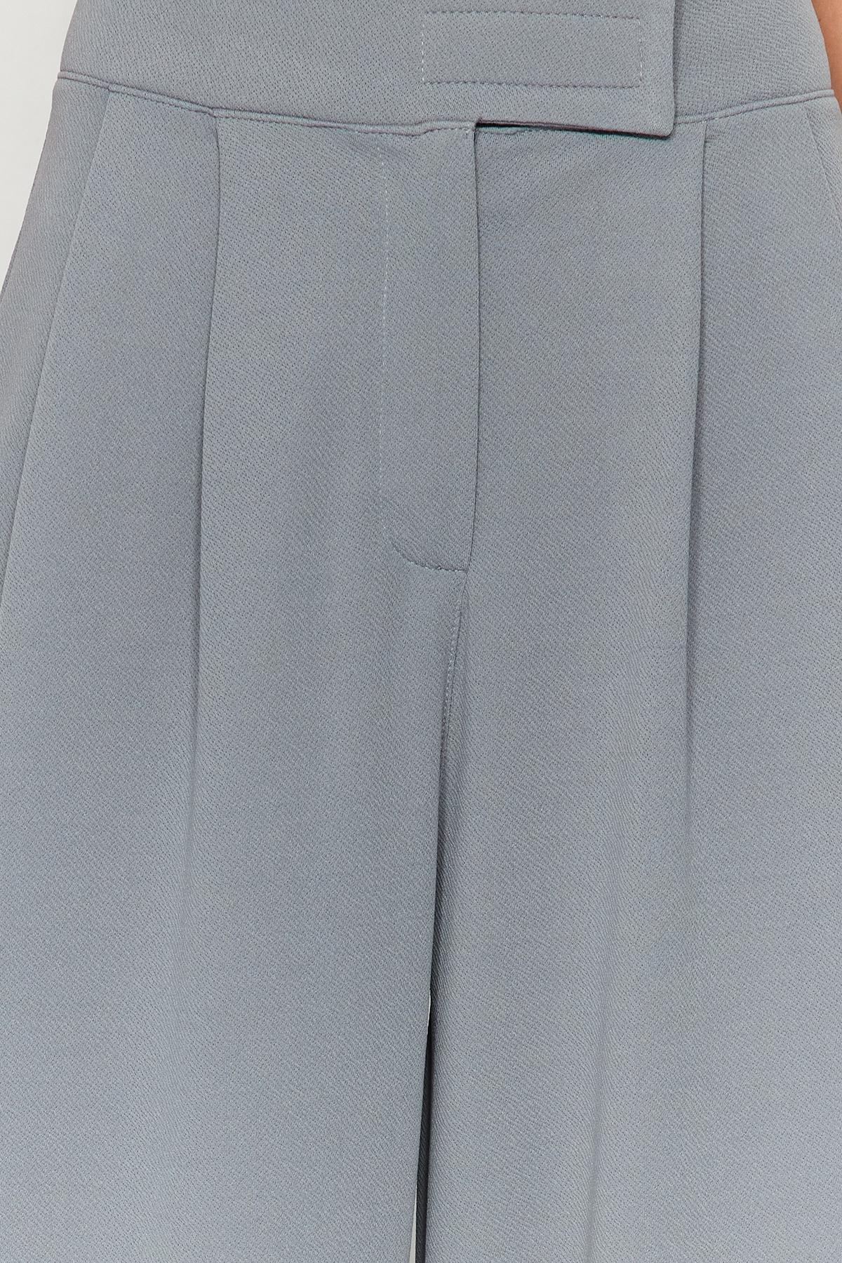 Grey High Waist Wide Leg Knitted Trousers, , large image number 4