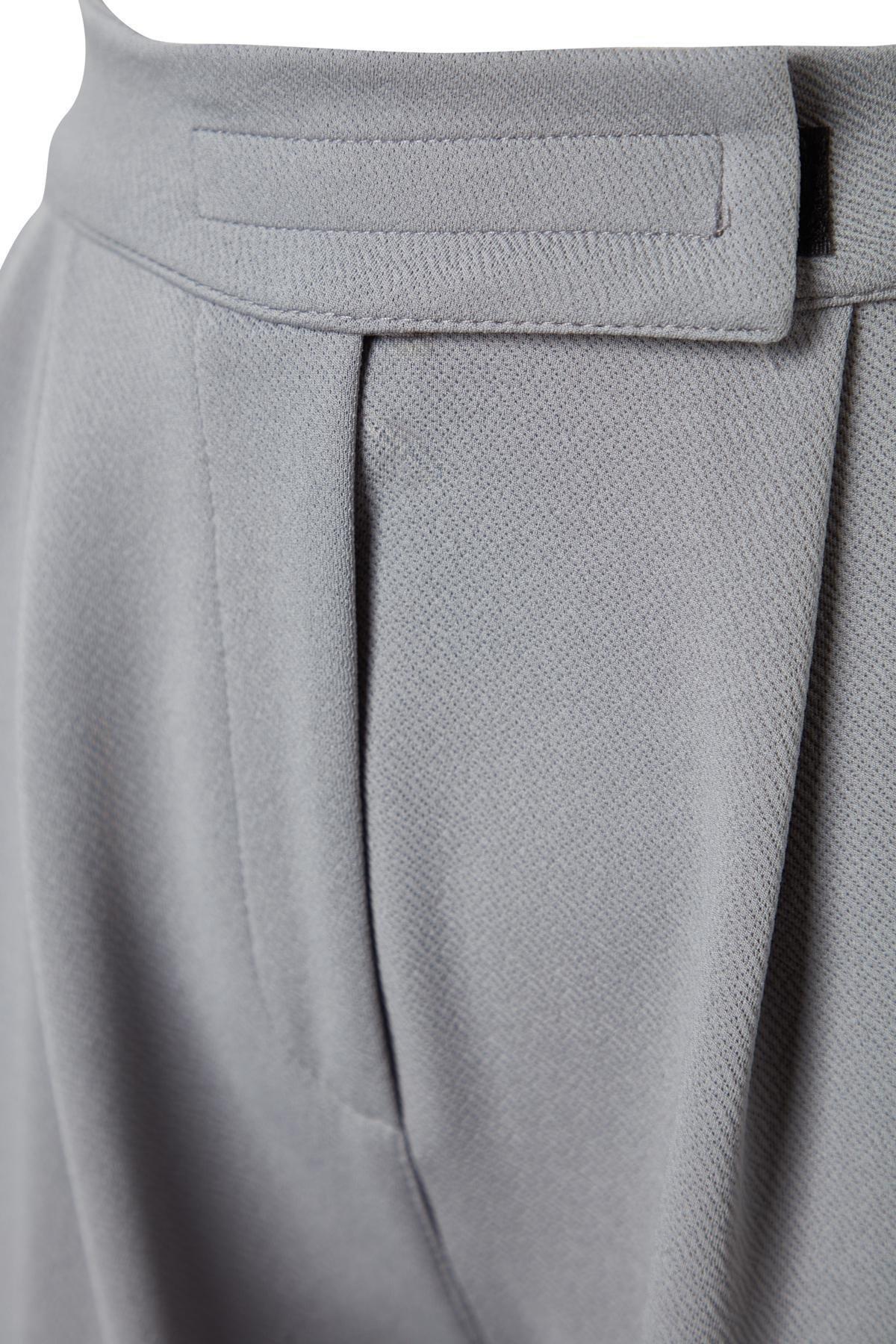 Grey High Waist Wide Leg Knitted Trousers, , large image number 6