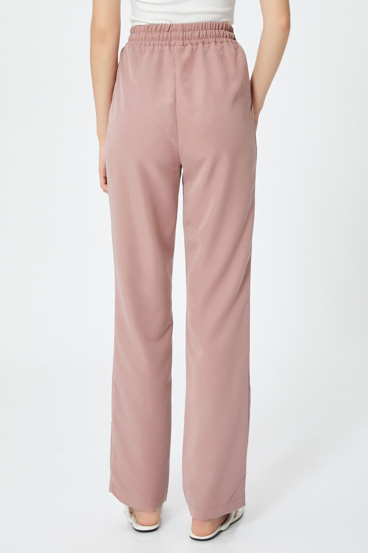 Koton - Pink Tied Waist Trousers