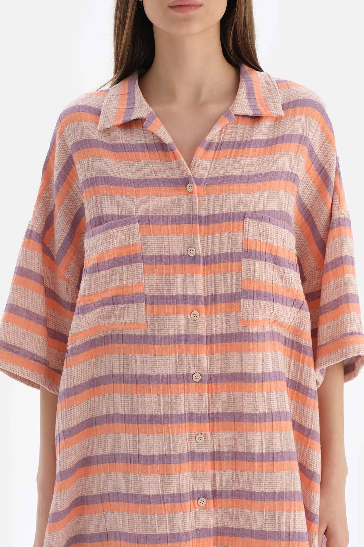 Dagi - Multicolour Muslin Long Shirt