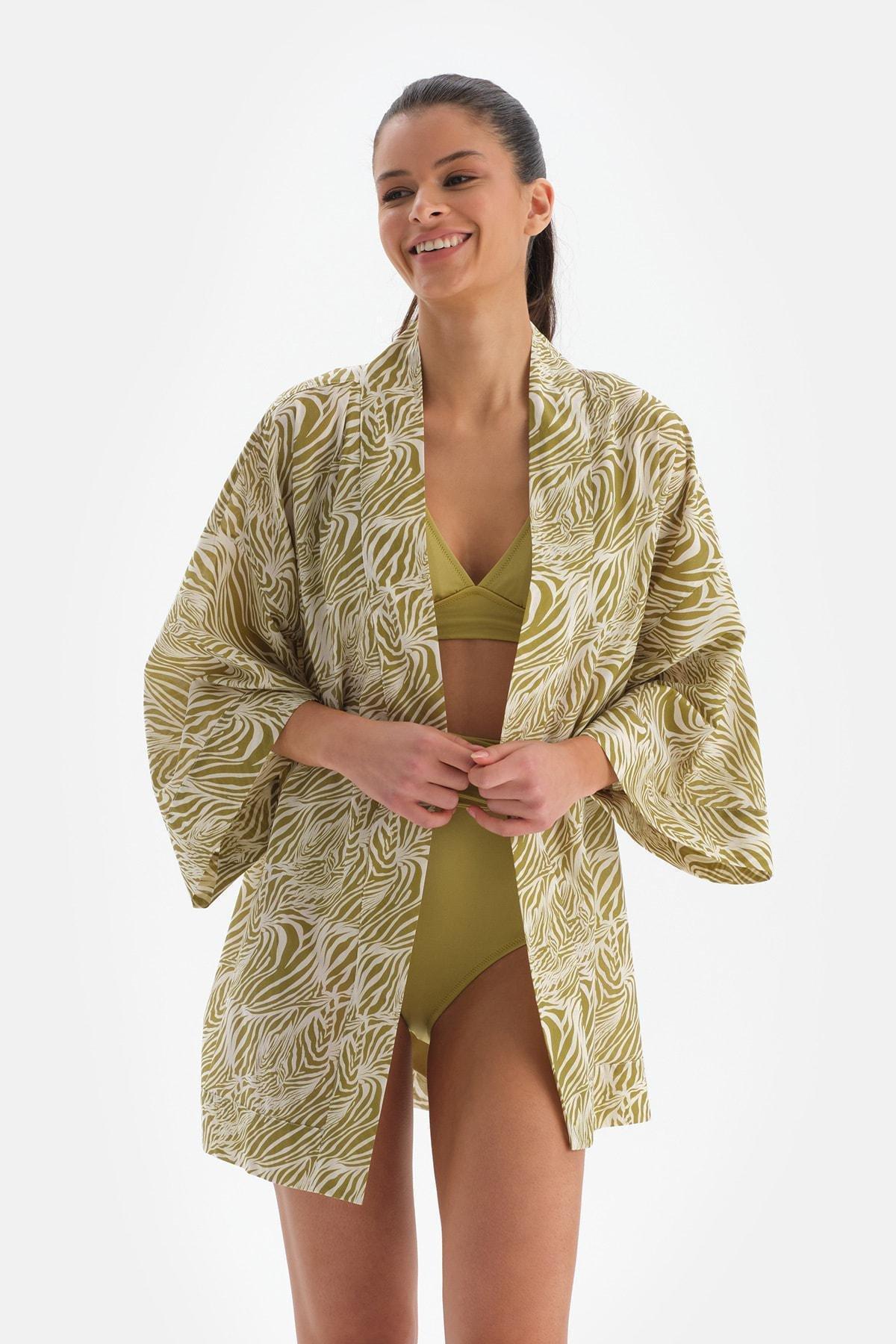 Dagi - Multicolour Cotton Kimono, Single