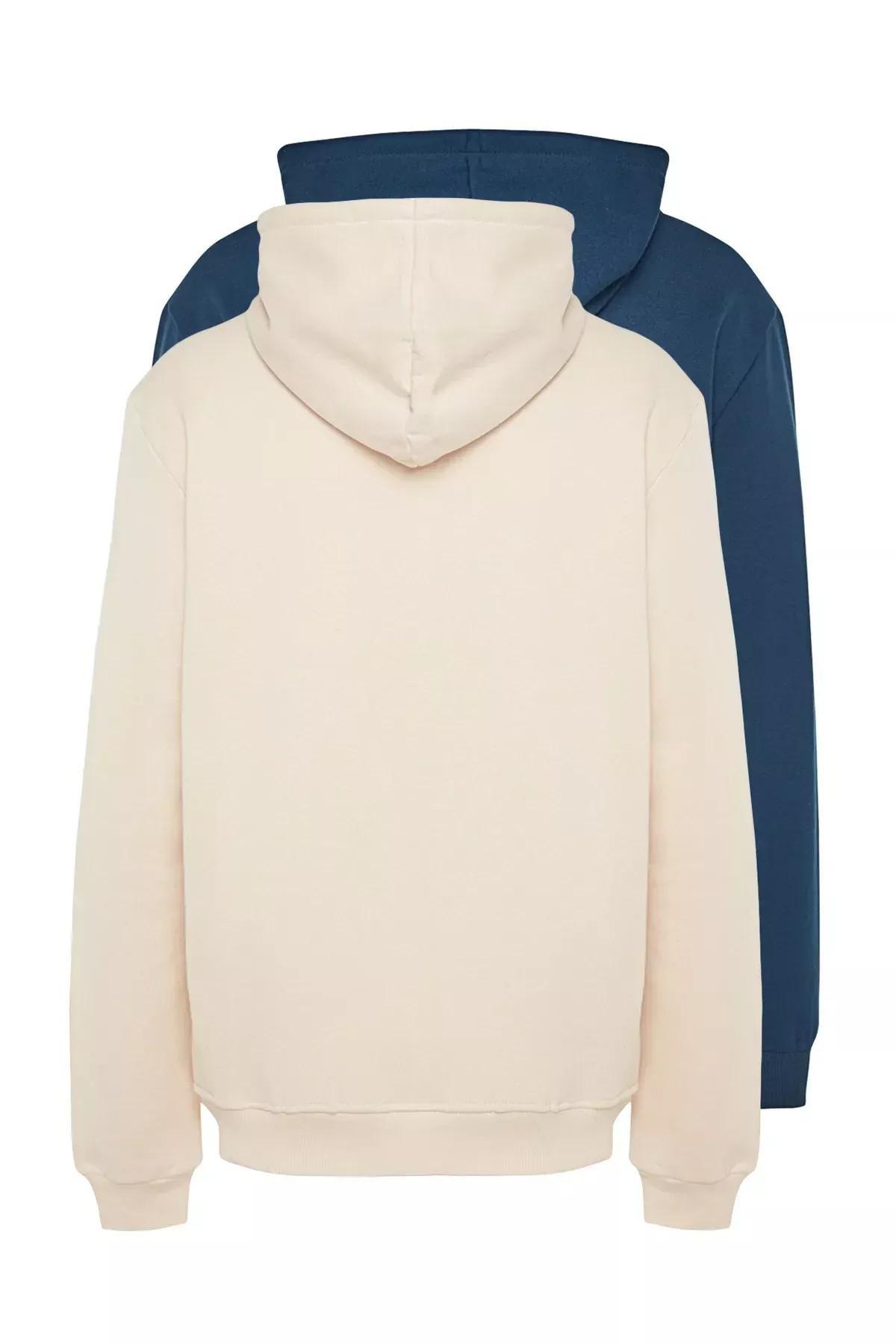 Multicolour Hoodie Sweatshirt, Set Of 2, , large image number 3