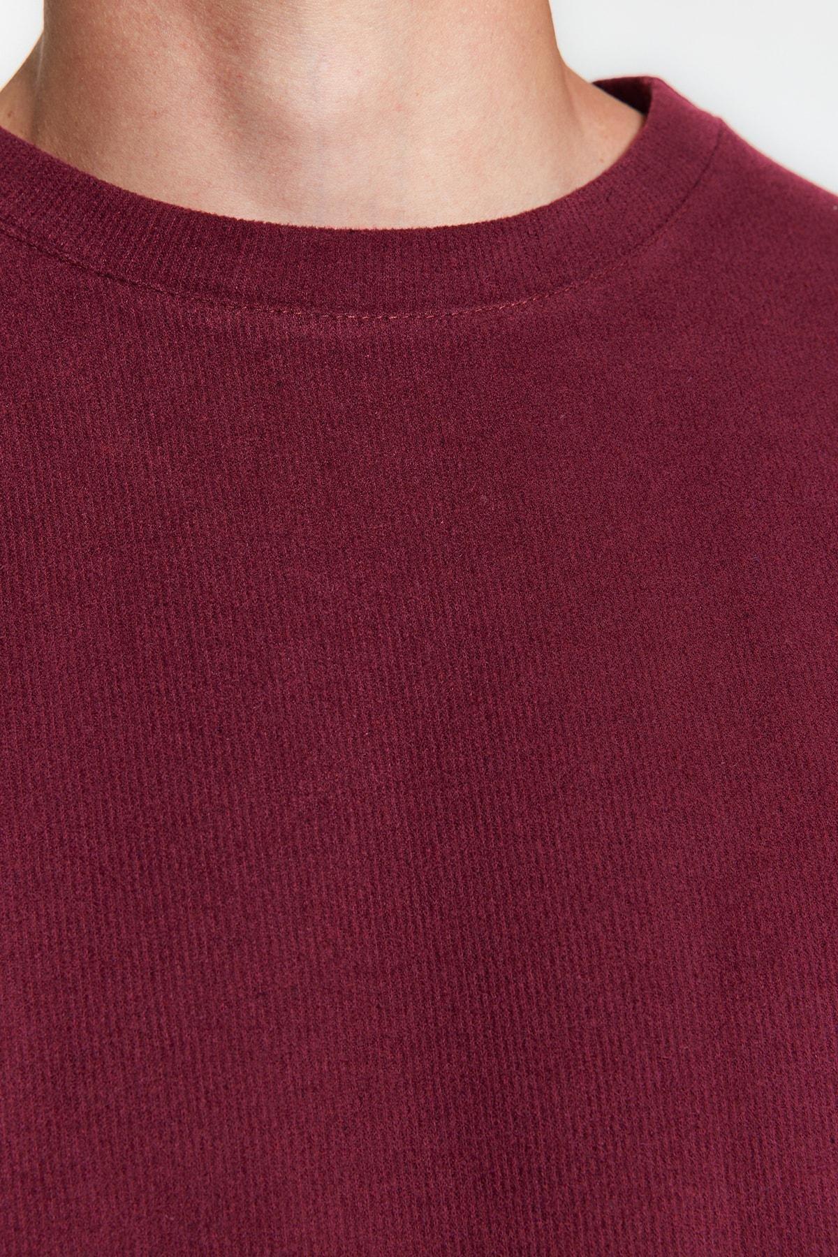 Red Oversized Sweatshirt, , large image number 4