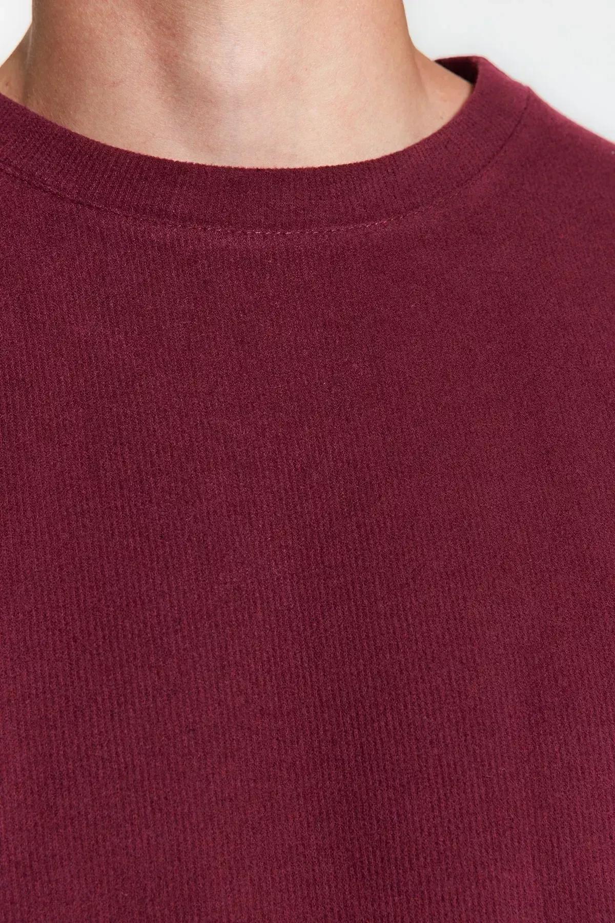 Red Oversized Sweatshirt, , large image number 4