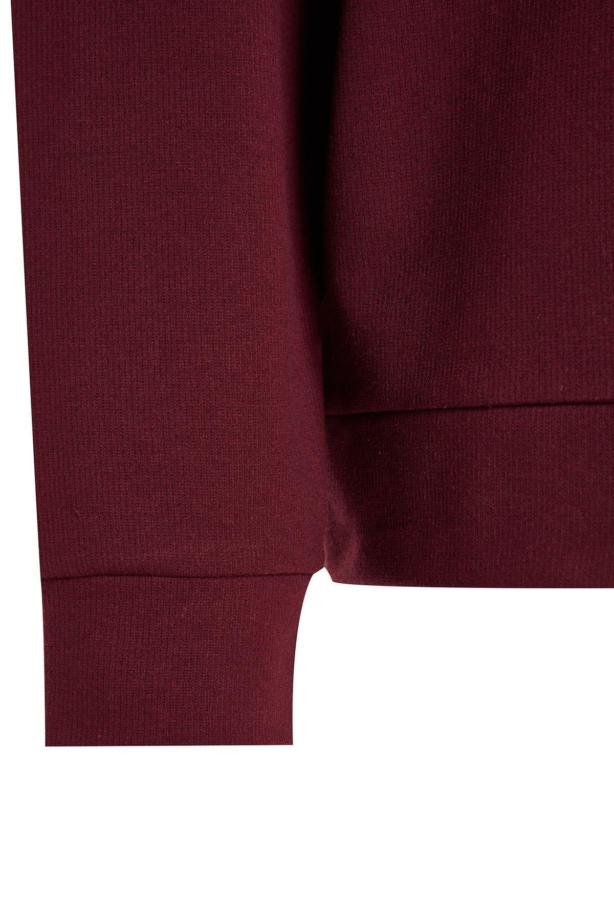 Red Oversized Sweatshirt, , large image number 7