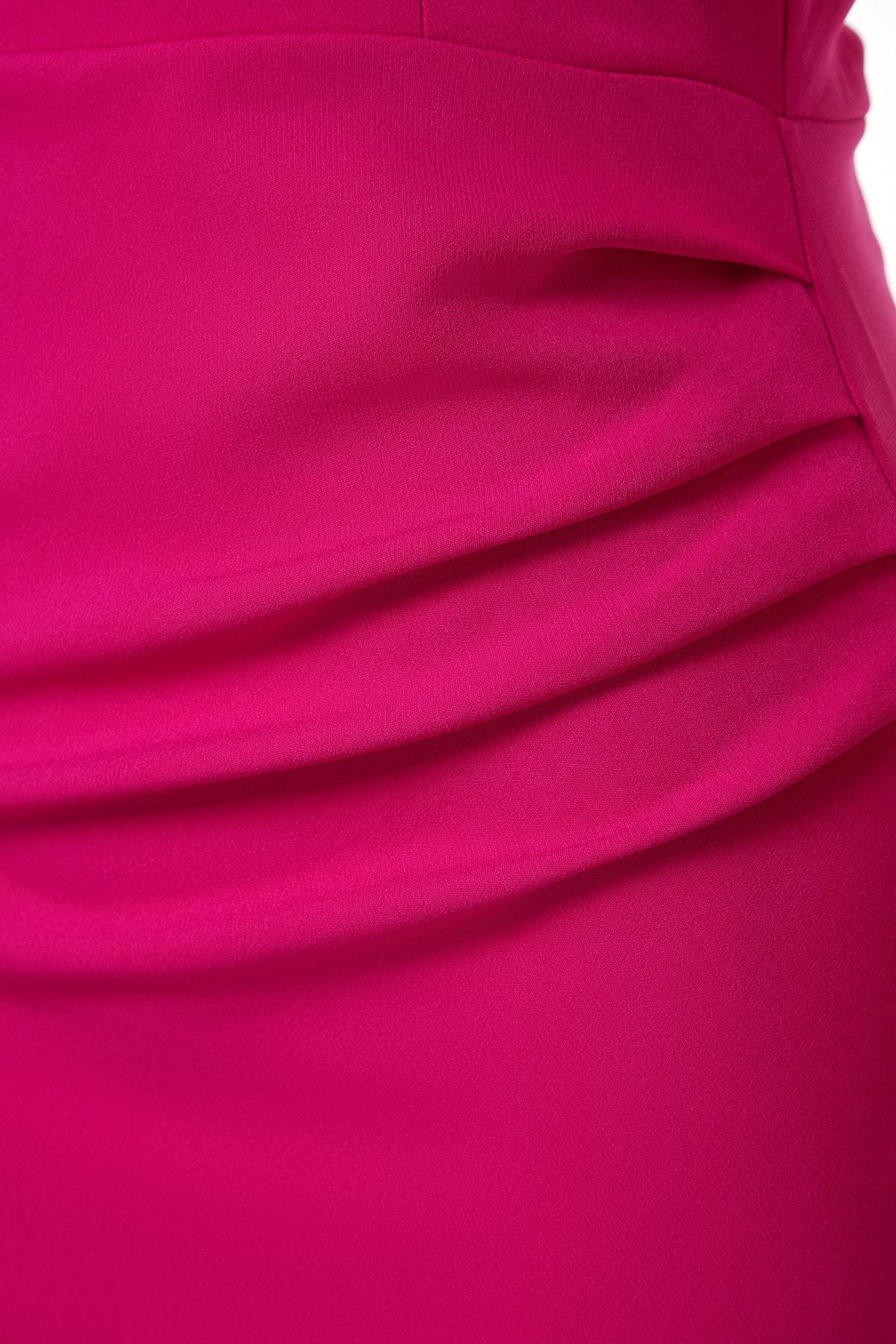 Pink Draping Occasionwear Dress, , large image number 6