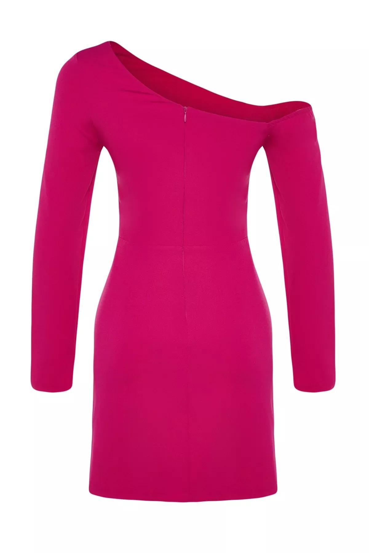 Black Draping Occasionwear Dress, , large image number 12