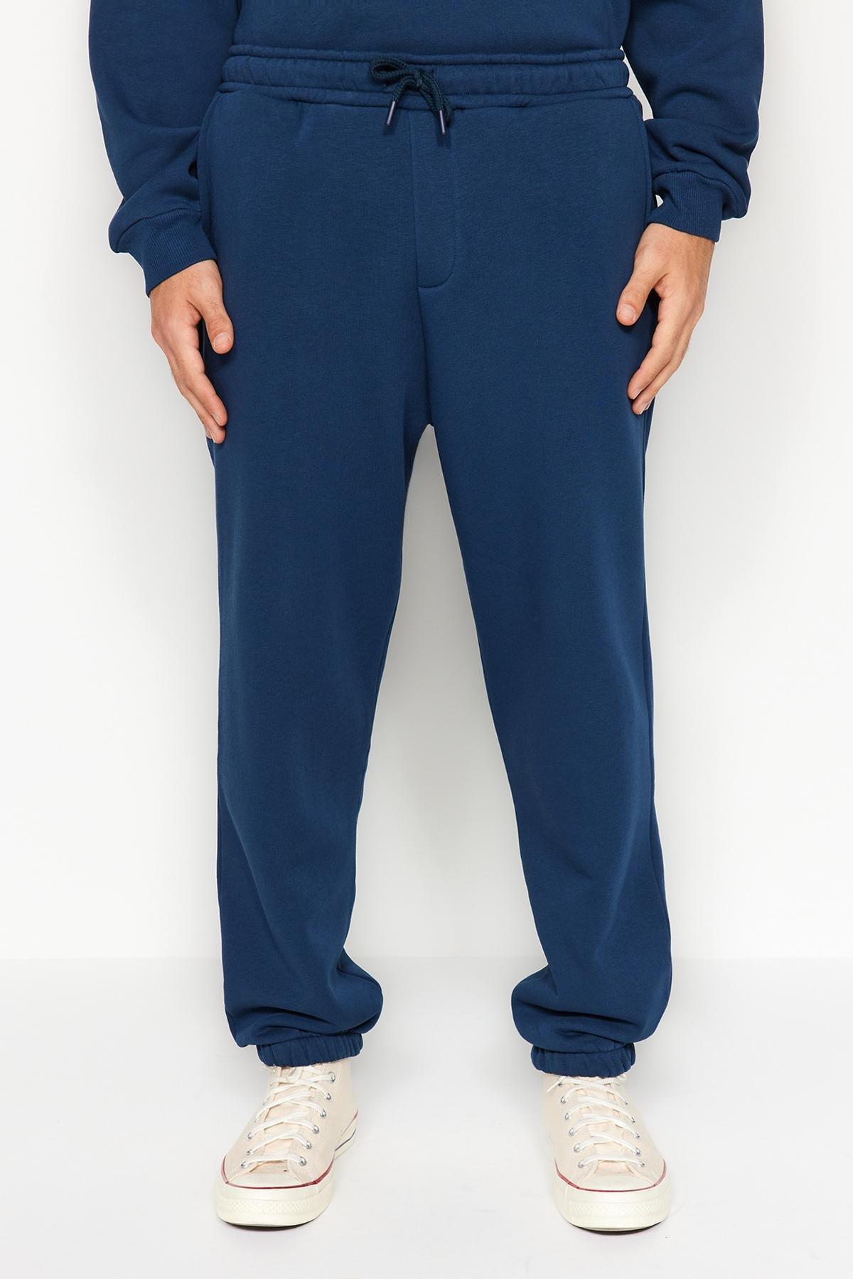Blue Oversized Printed Tracksuit Co-Ord Set, , large image number 7