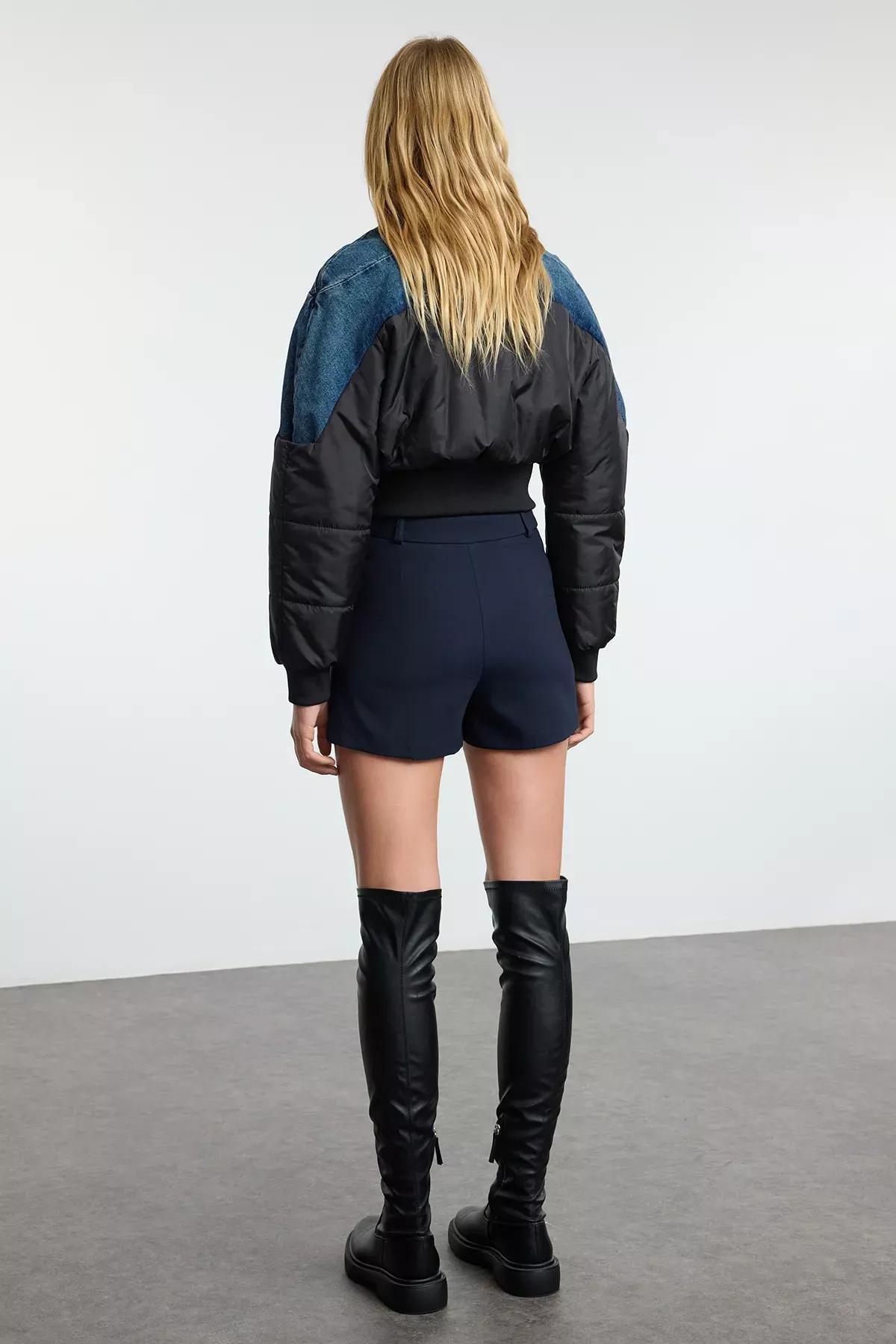 Navy Premium Pleated Skort, Navy blue, large image number 5