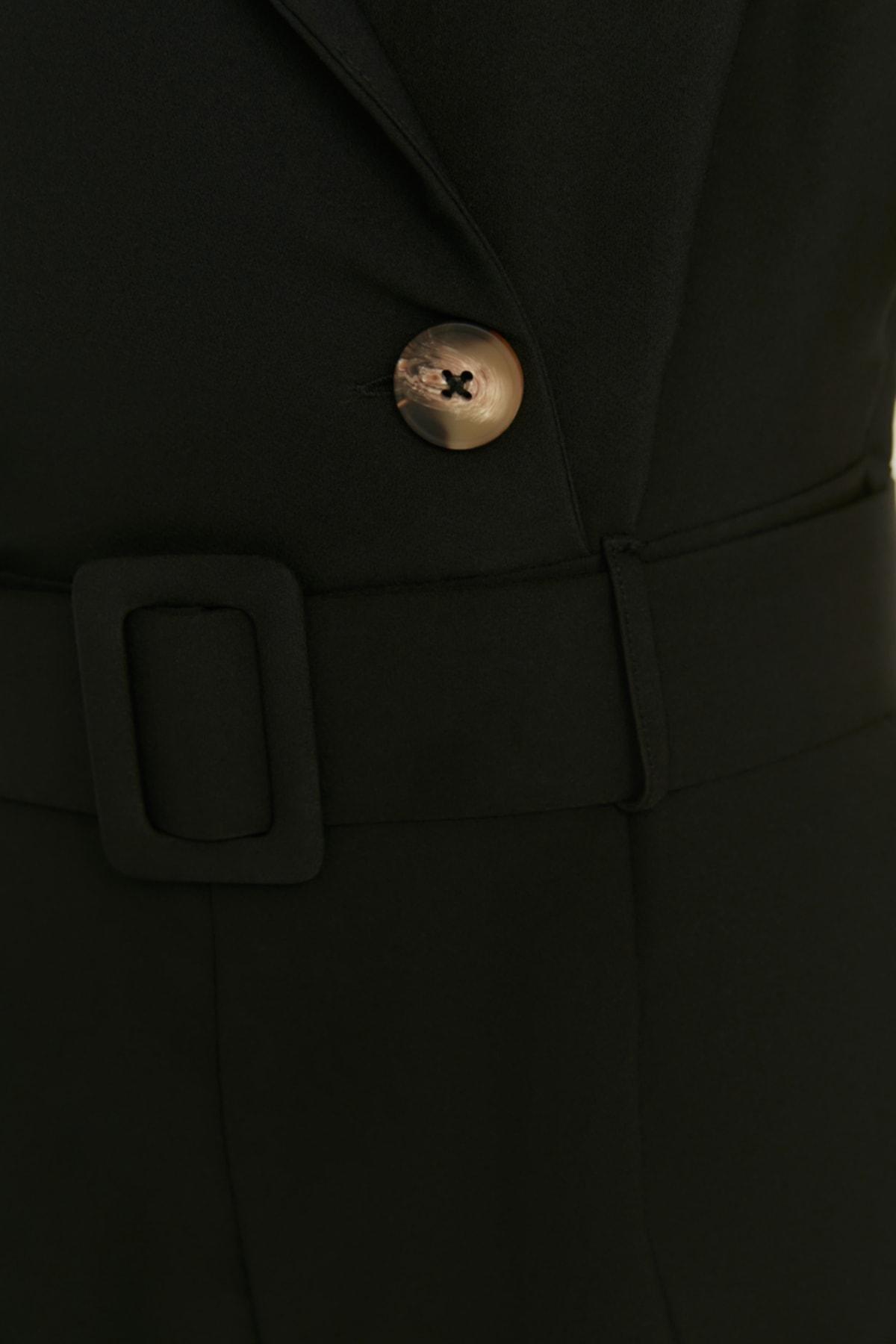 Black Double-Breasted Jumpsuit, , large image number 2