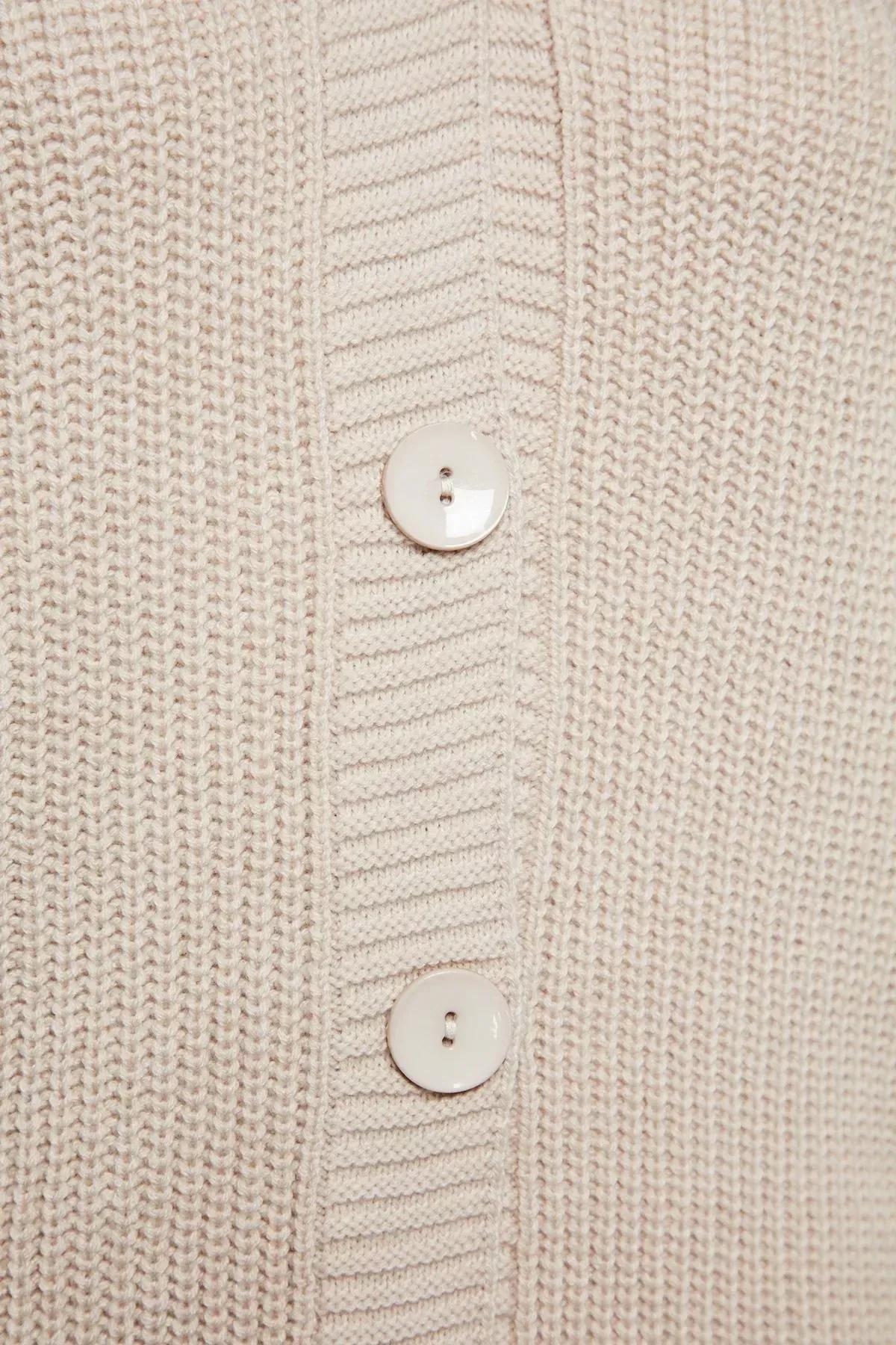 كارديغان مُحاك، كريمي, STONE, large image number 7