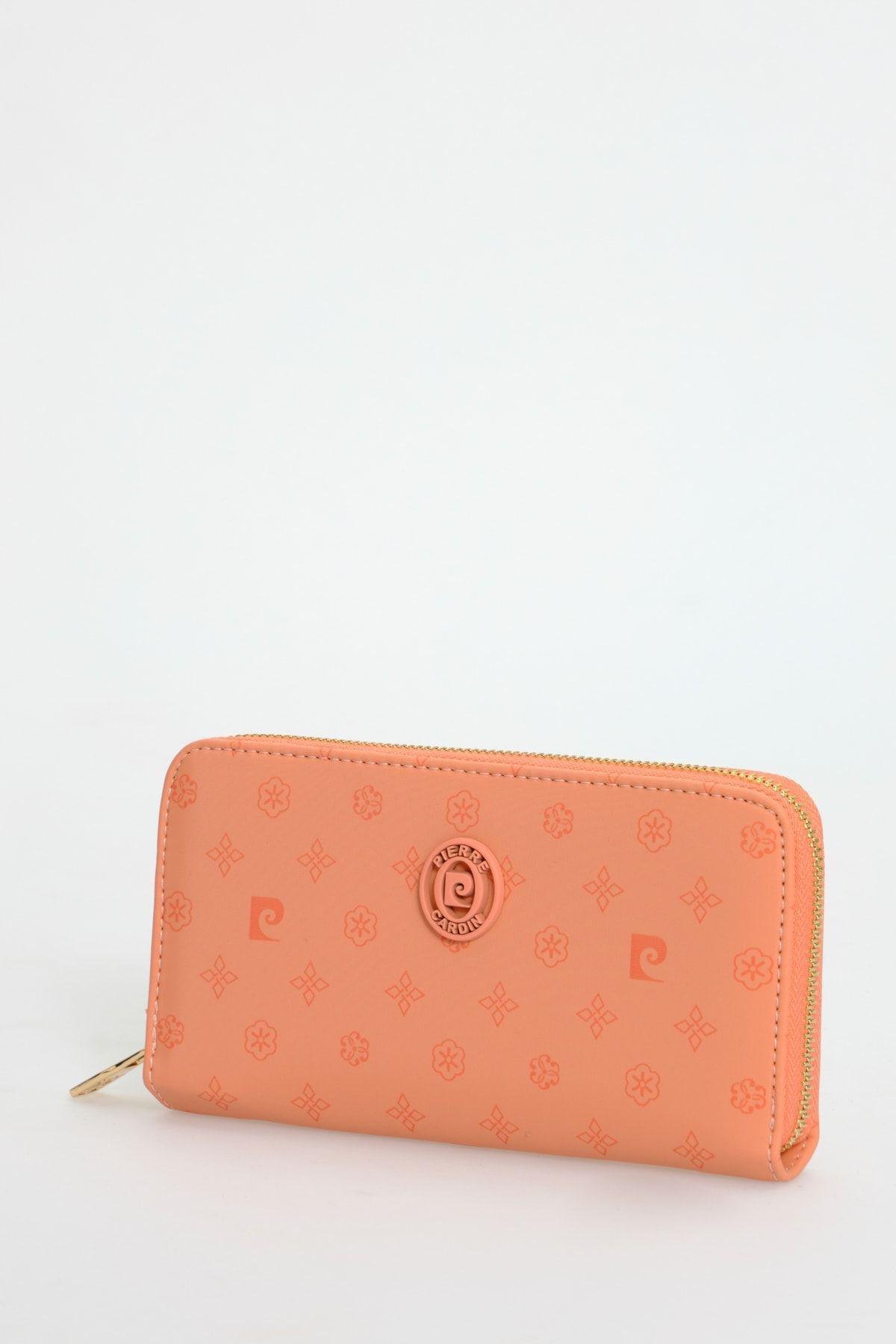 Coral Satin Portfolio Wallet, C101_6717, large image number 0