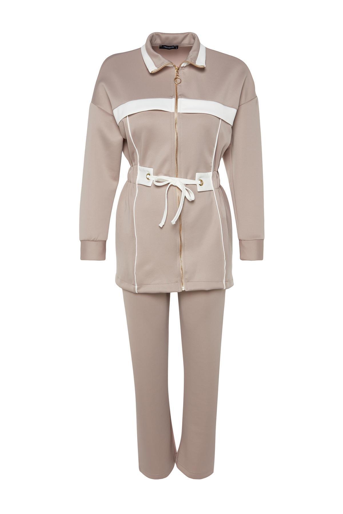 Ecru Knitted Co-Ord Set, , large image number 5