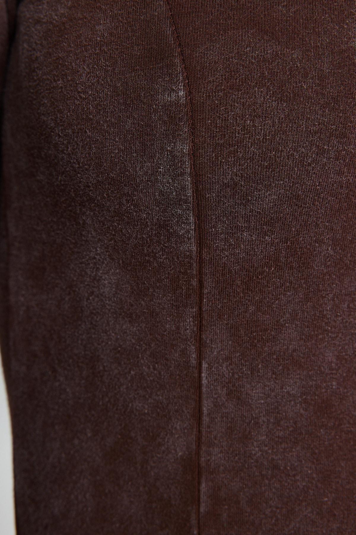 Brown Long Sleeves Bodysuit, , large image number 4