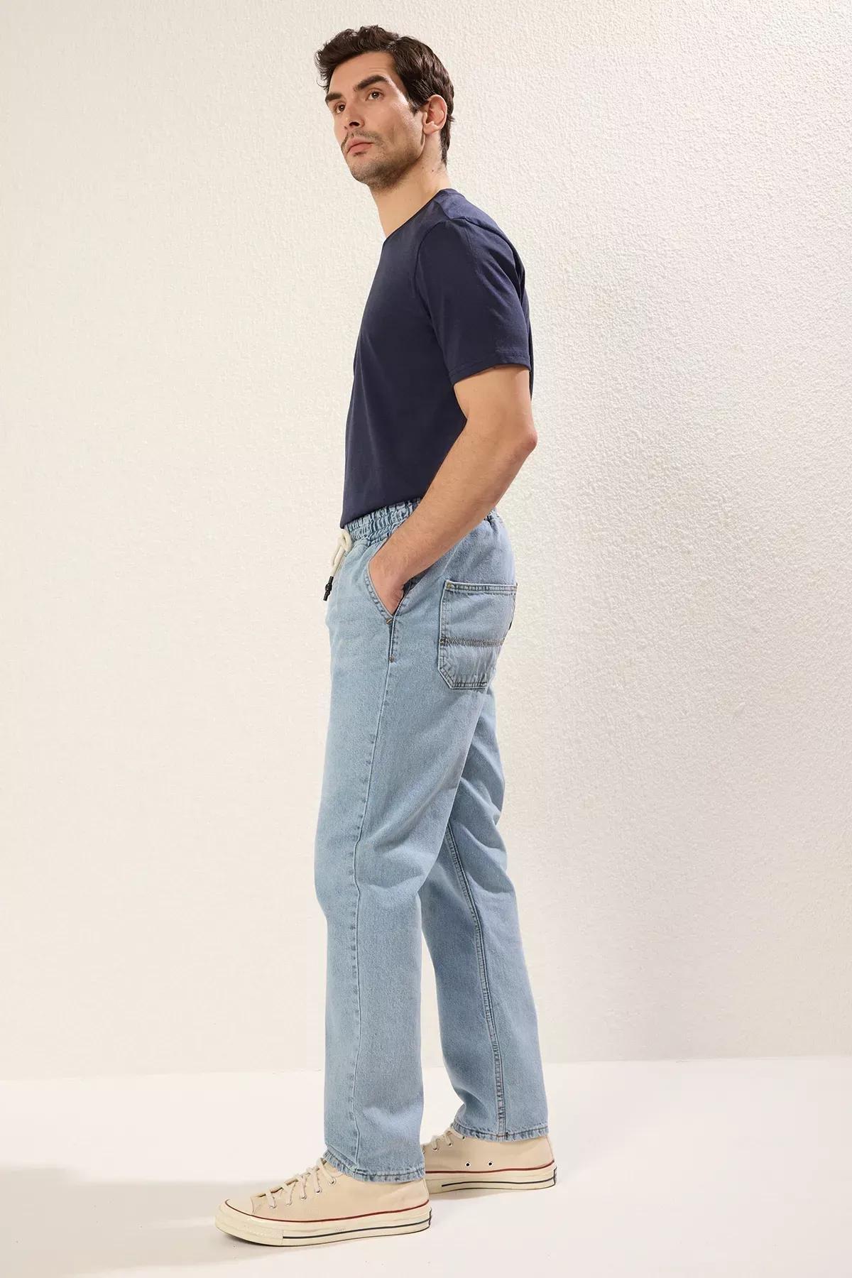 Blue Regular Fit Loose Jeans, , large image number 2