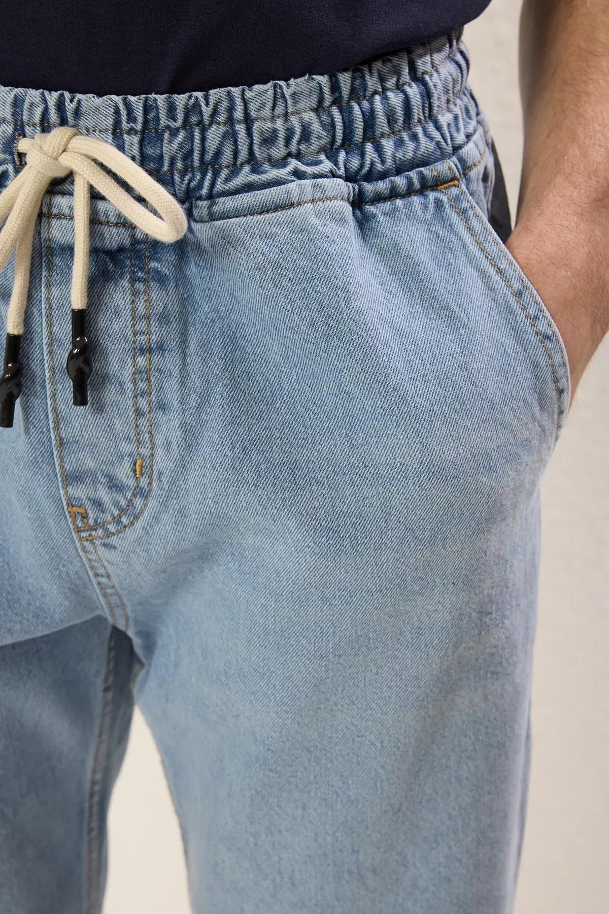 Blue Regular Fit Loose Jeans, , large image number 3