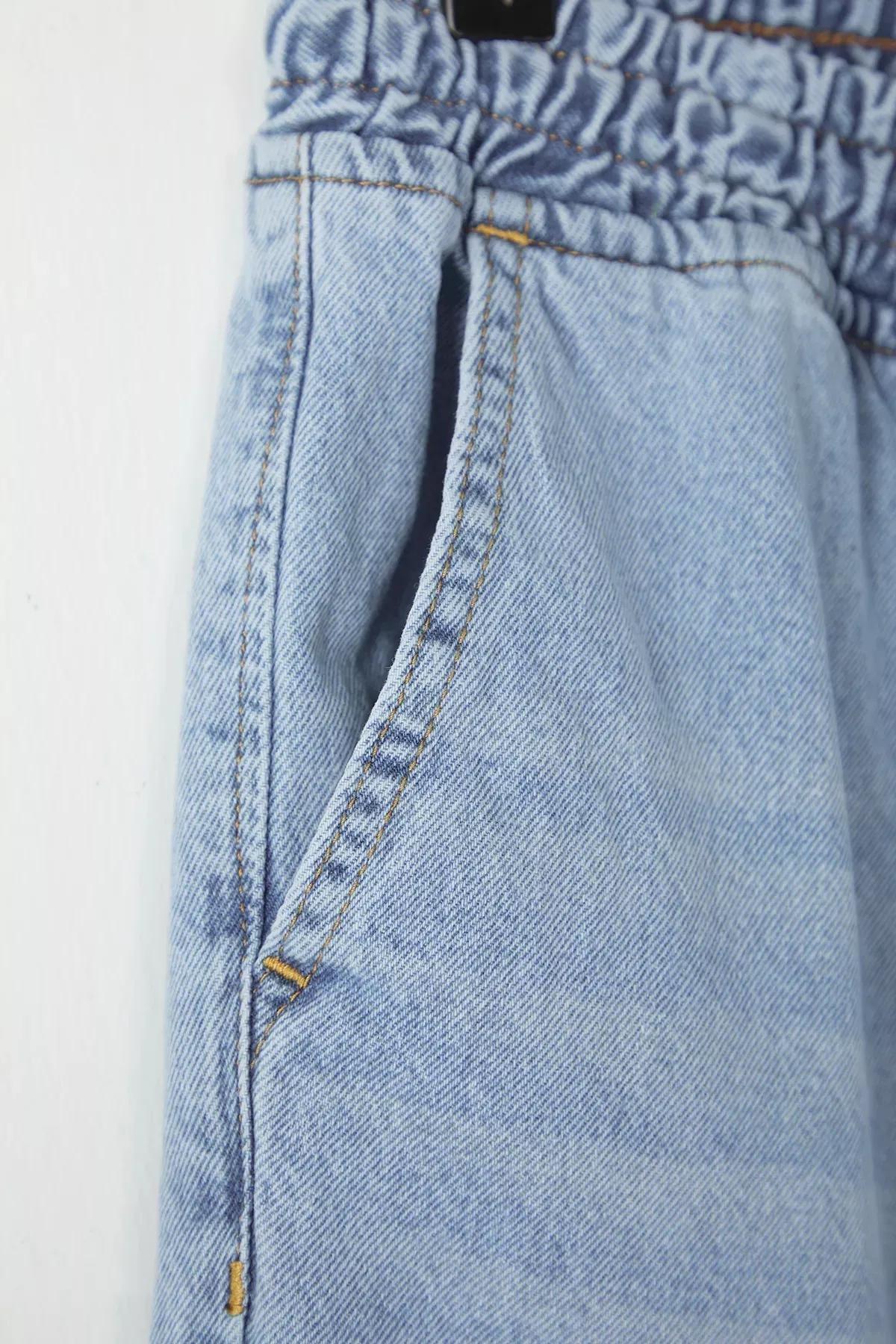 Blue Regular Fit Loose Jeans, , large image number 5