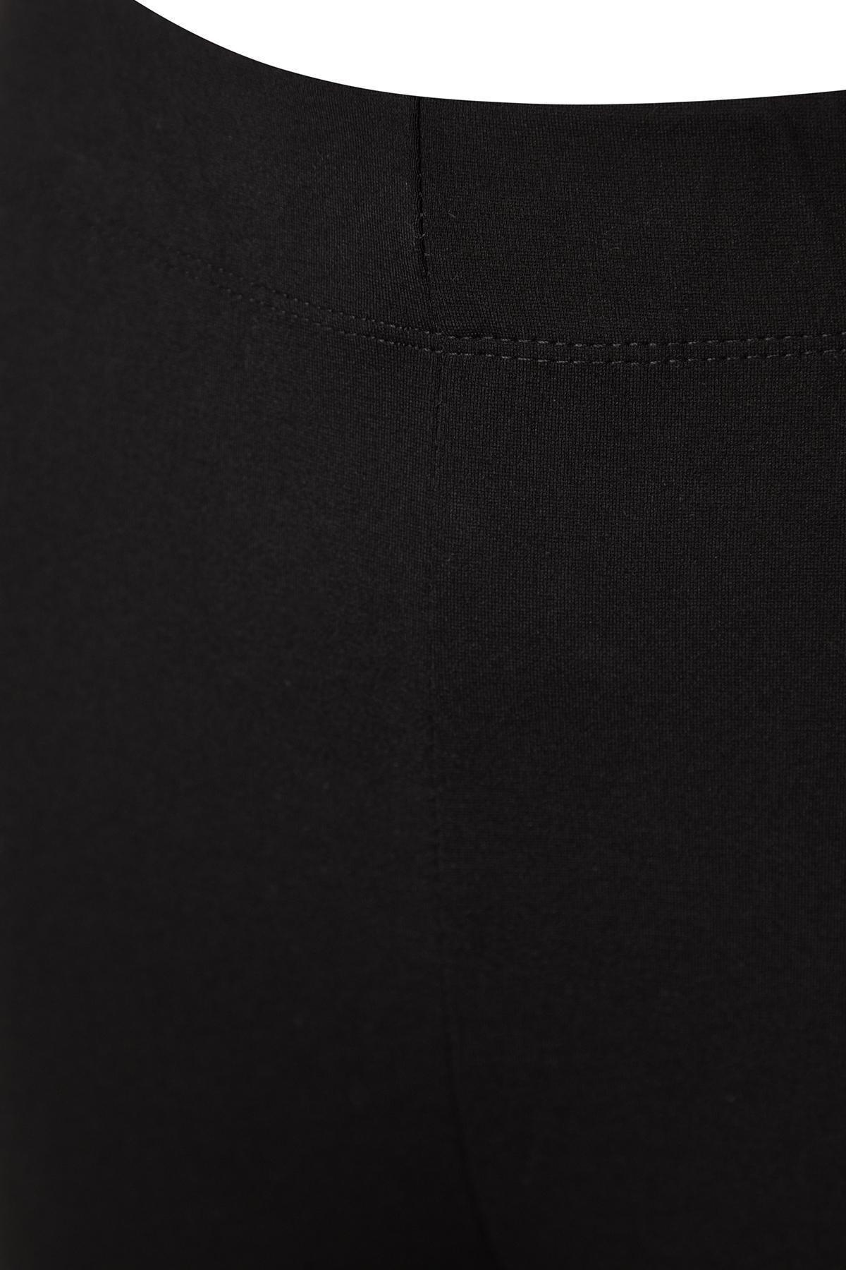 Black Slimming High Waist Flared Trousers, , large image number 7