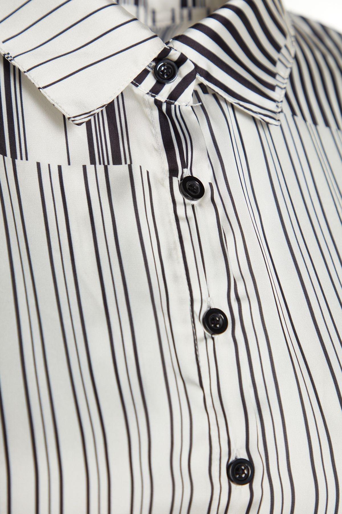 Multicolour Striped Woven Shirt, , large image number 3