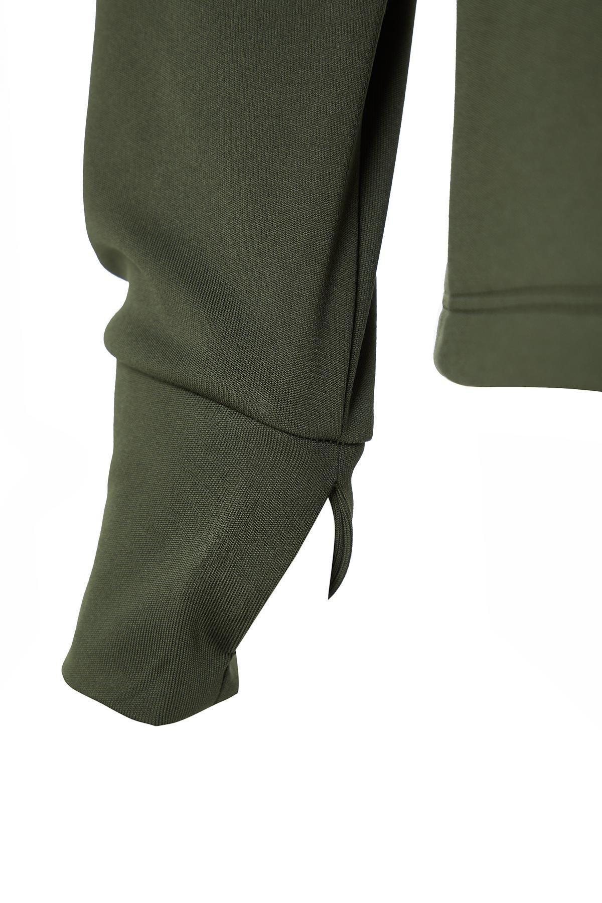 Khaki Hooded Sport Top, , large image number 6