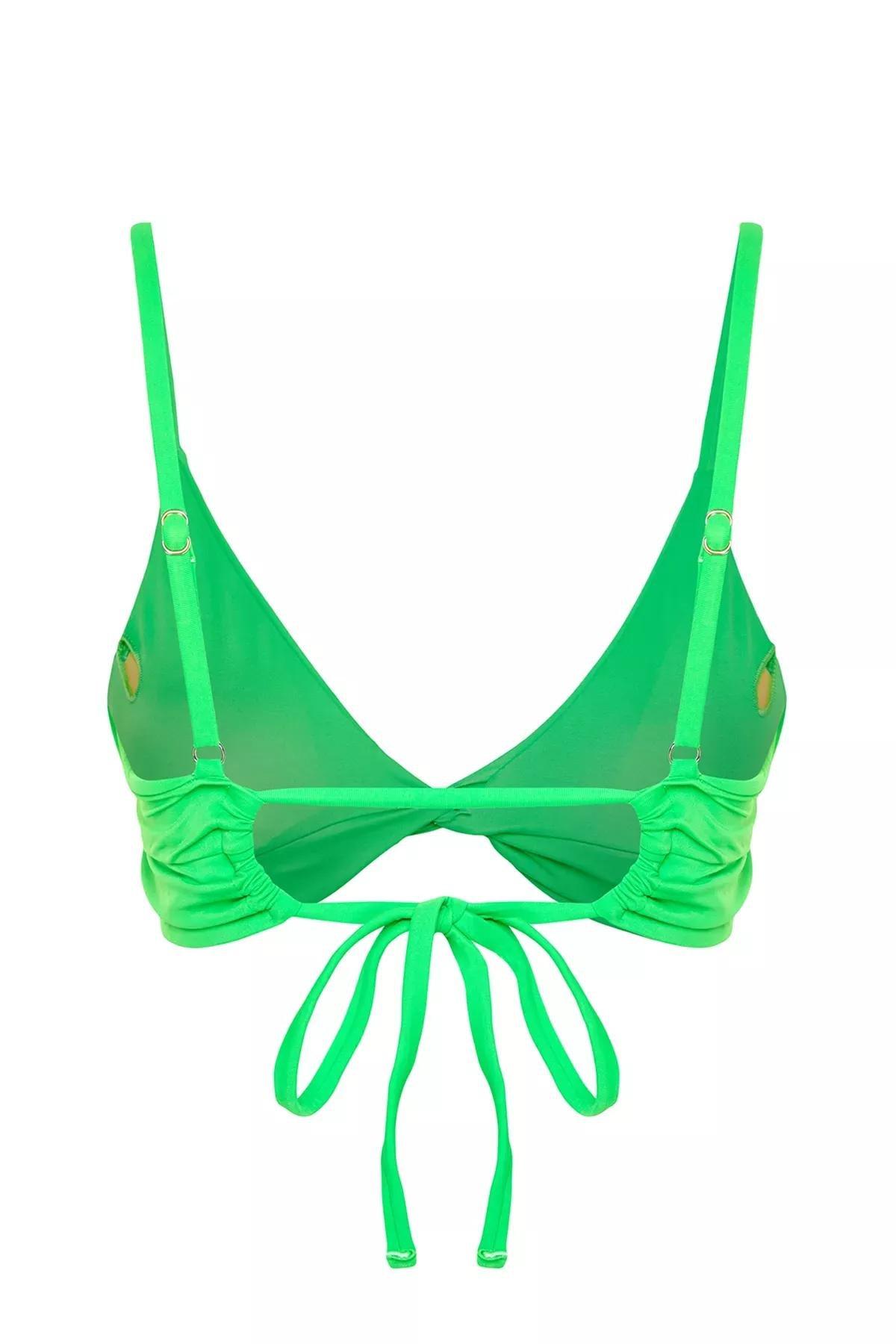 Green Triangle Knot Bikini Top, C101_4726, large image number 6