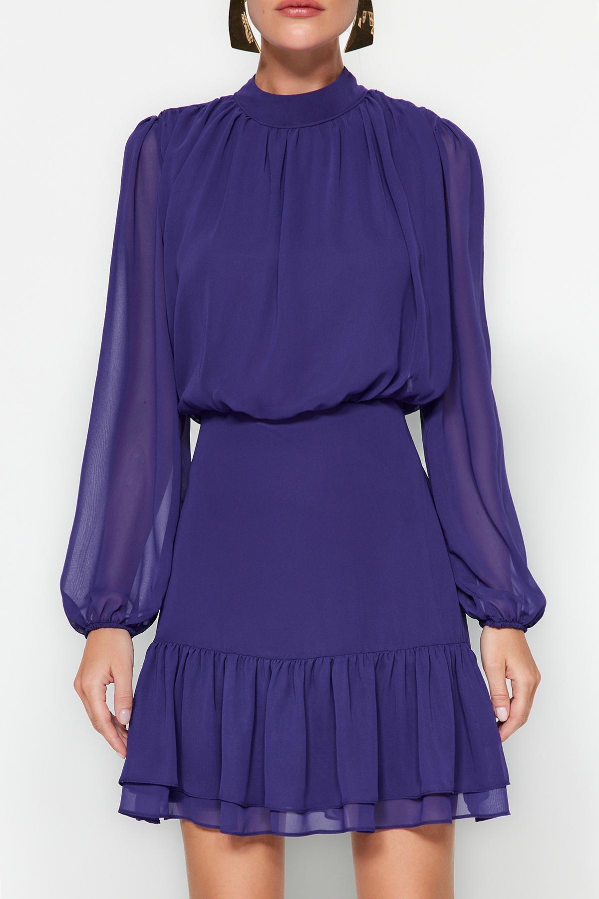 Trendyol - Purple Knitted Dress