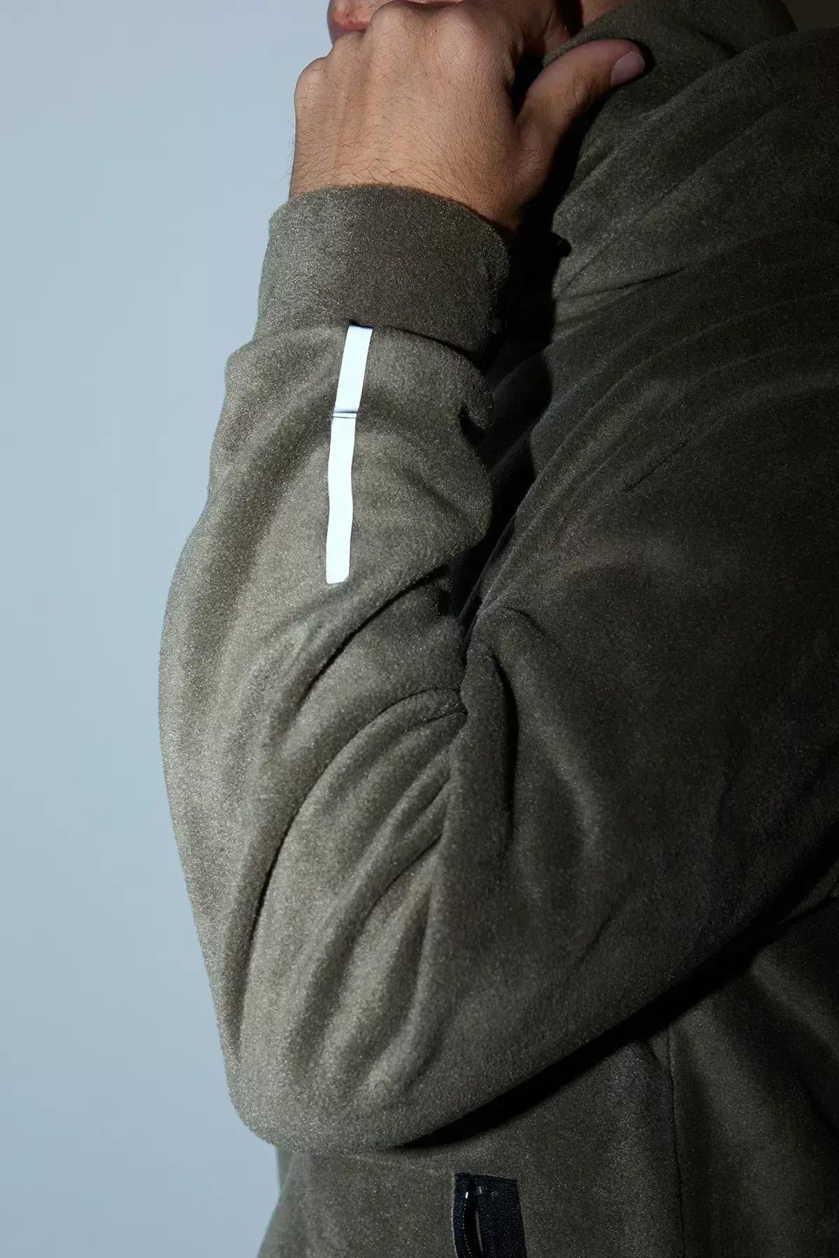 Brown Oversized Limited Edition Sweatshirt, Khaki, large image number 4